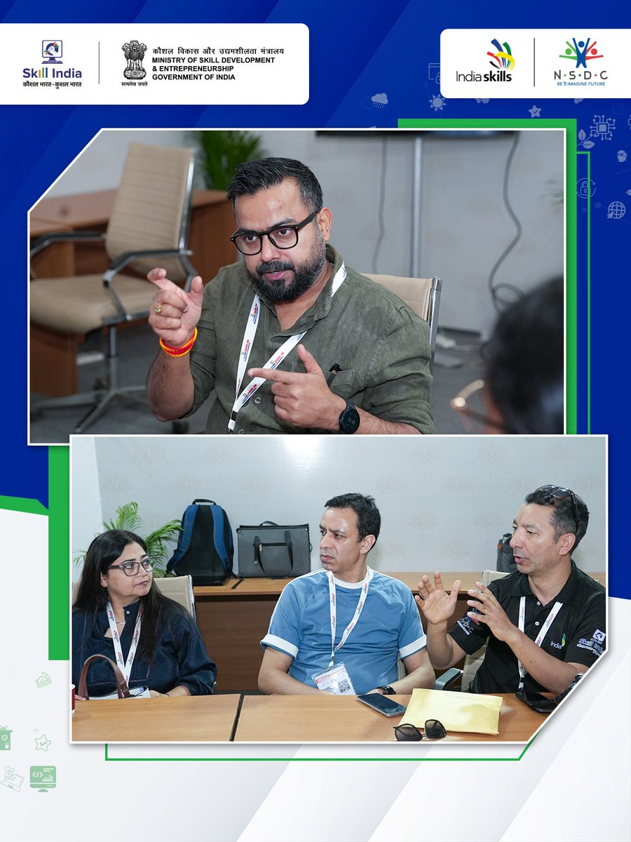 Actions continues at IndiaSkills 2025-26. Ensuring a fair and well-coordinated competition, a meeting with officials and team leaders at the Indiaskills 2025–26 Regional Competition (North) brought together experts to align on competition rules, technical descriptions, assessment