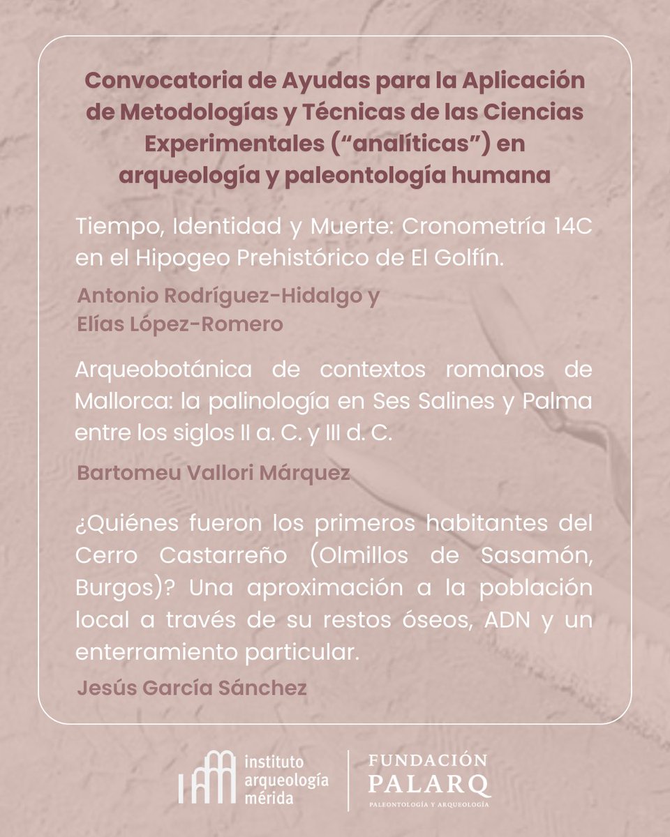 Instituto de Arqueología-Mérida (IAM-CSIC) tweet media