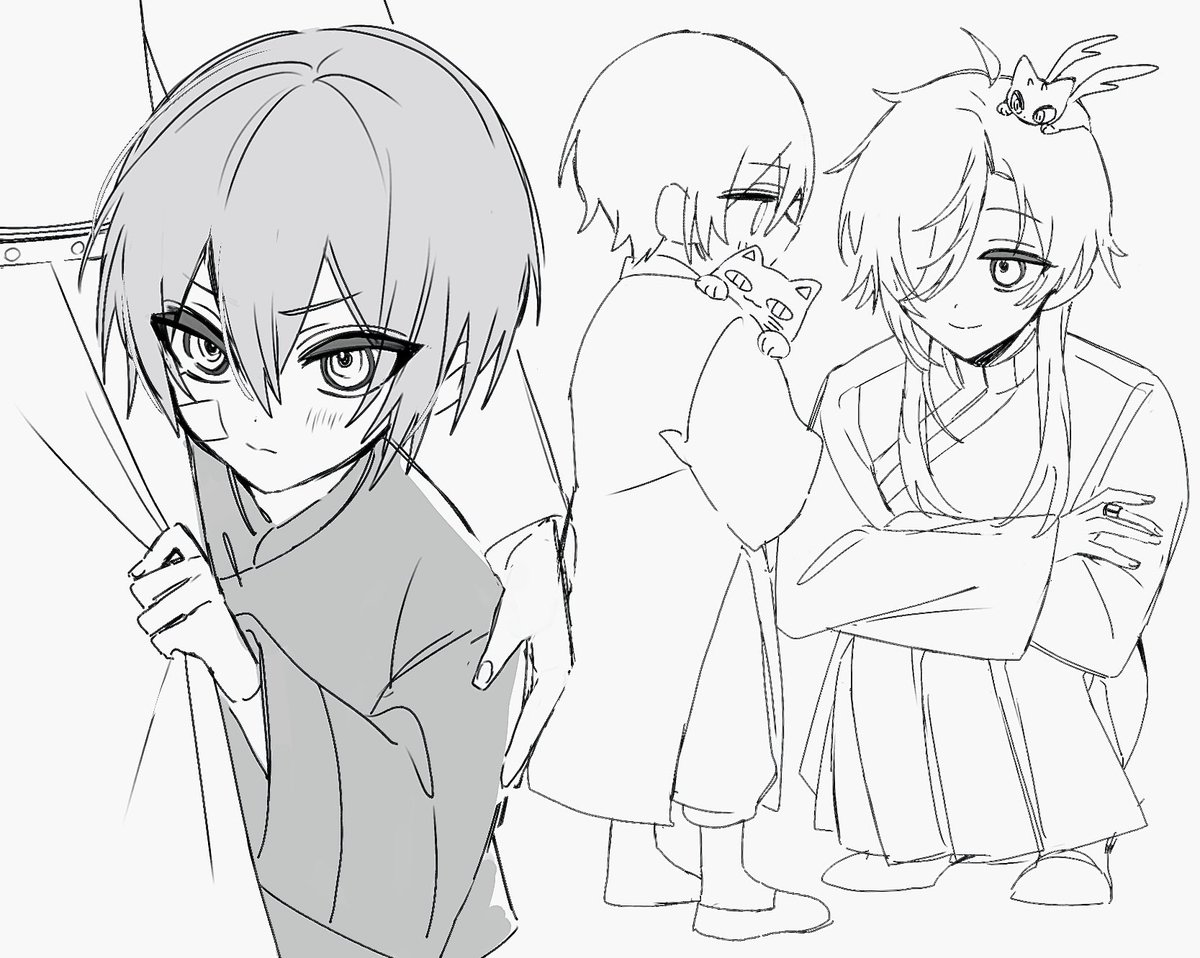 ynks_n's tweet photo. wip⚠︎年齢操作　捏造
中華パロの幻覚楽しい https://t.co/0Y0QI9XkBd