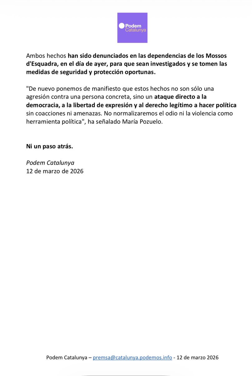 María Pozuelo Castro tweet media