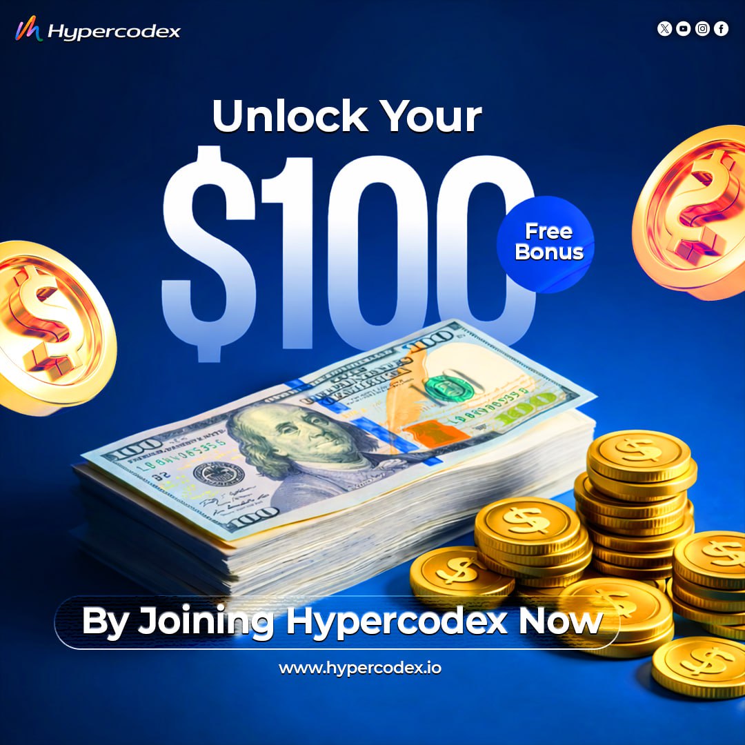 the_hypercodex's tweet image. 🚀 Unlock Your $100 Bonus with Hypercodex

Join the Hypercodex ecosystem today and start your journey with a $100 FREE bonus.

⚡ Early access to the next-gen Web3 ecosystem
 ⚡ Powerful decentralized opportunities

🌐 hypercodex.io

#Hypercodex #CryptoBonus #Web3