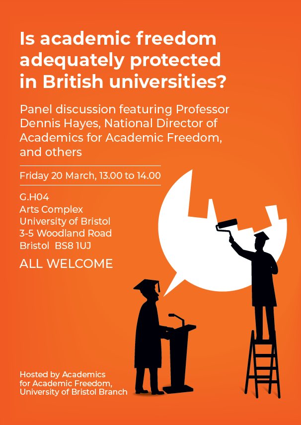 Bristol Academics for Academic Freedom tweet media