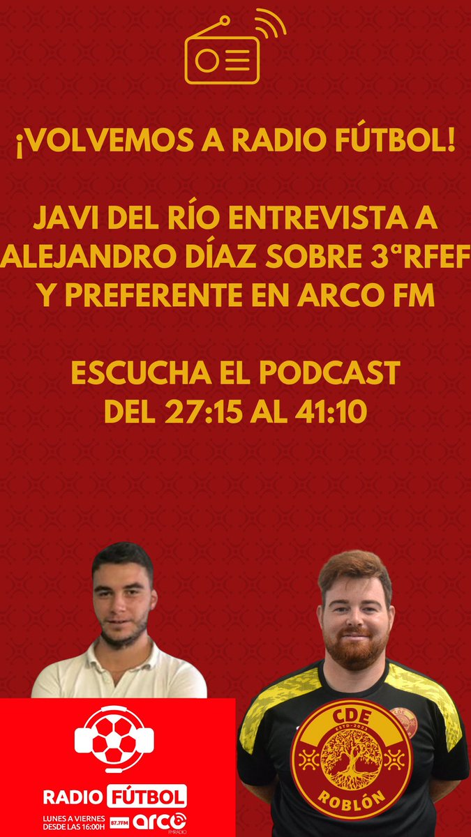 CDE Roblón tweet media