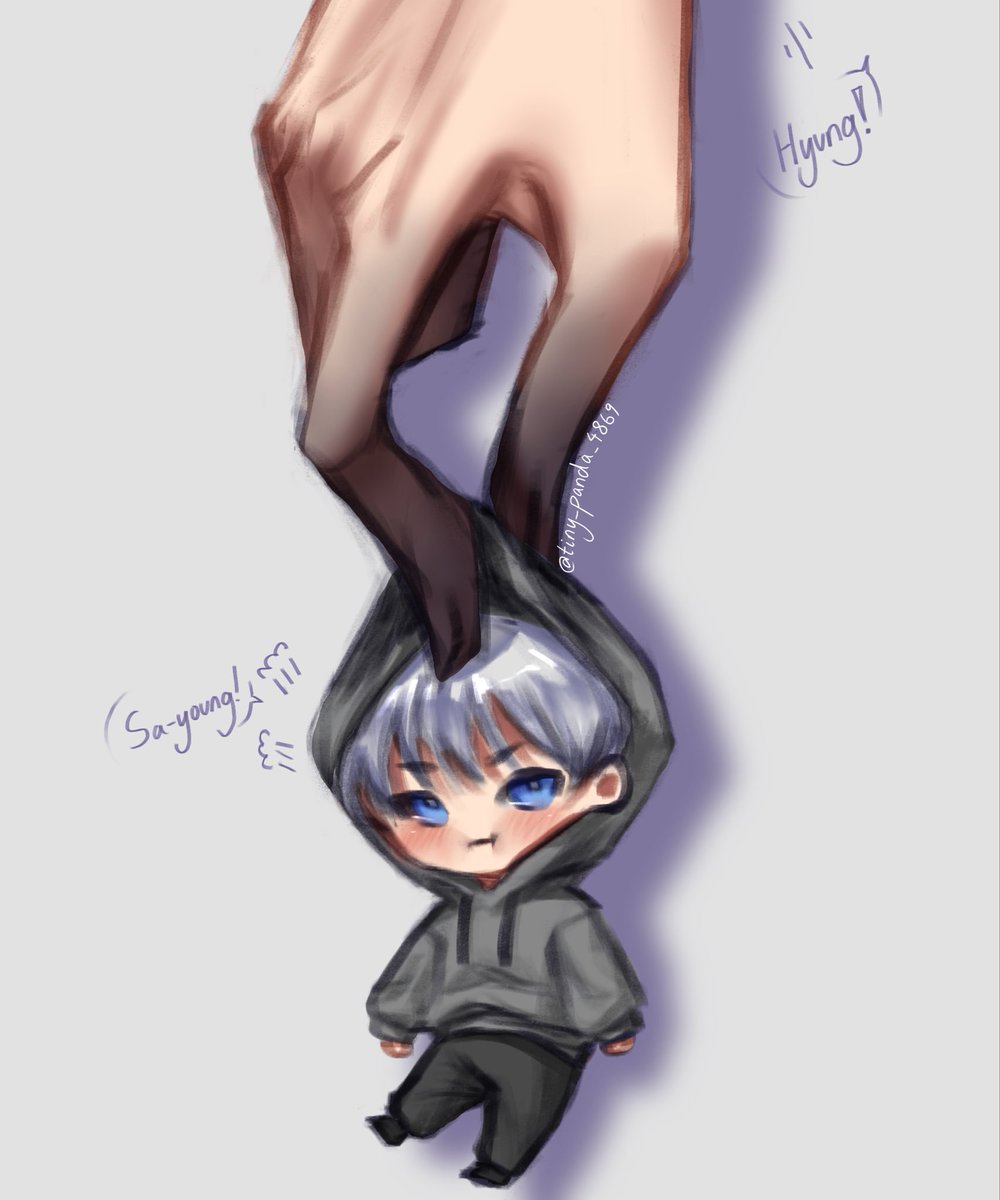 it’s a tiny Cha Eui-jae and a big Lee Sa-young
Yall shud read the hunter’s gonna lay low it’s so good #thgll