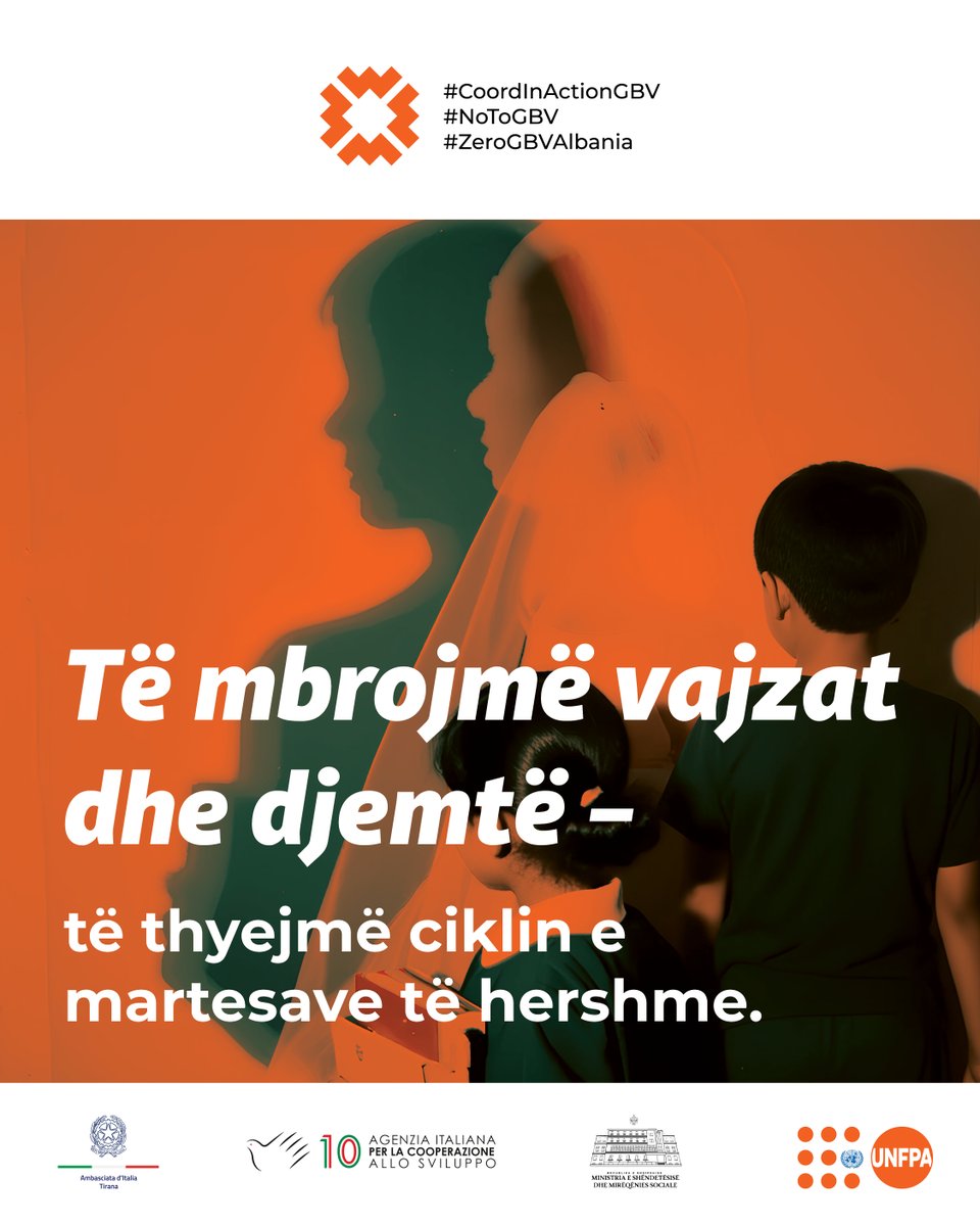 UNFPAAlbania's tweet photo. Të thyejmë ciklin e martesave të hershme do të thotë të hapim dyer të reja për brezat që vijnë. 🔄 Mbrojtja dhe fuqizimi i tyre është përgjegjësi e të gjithë neve.

🚫 Thuaji "Jo Martesave të Hershme”.  

@ItalyinALB 
@AICS_Tirana 
@ShendetesiaAL  

#ZeroGBVAlbania https://t.co/mXIUG0Jd6z