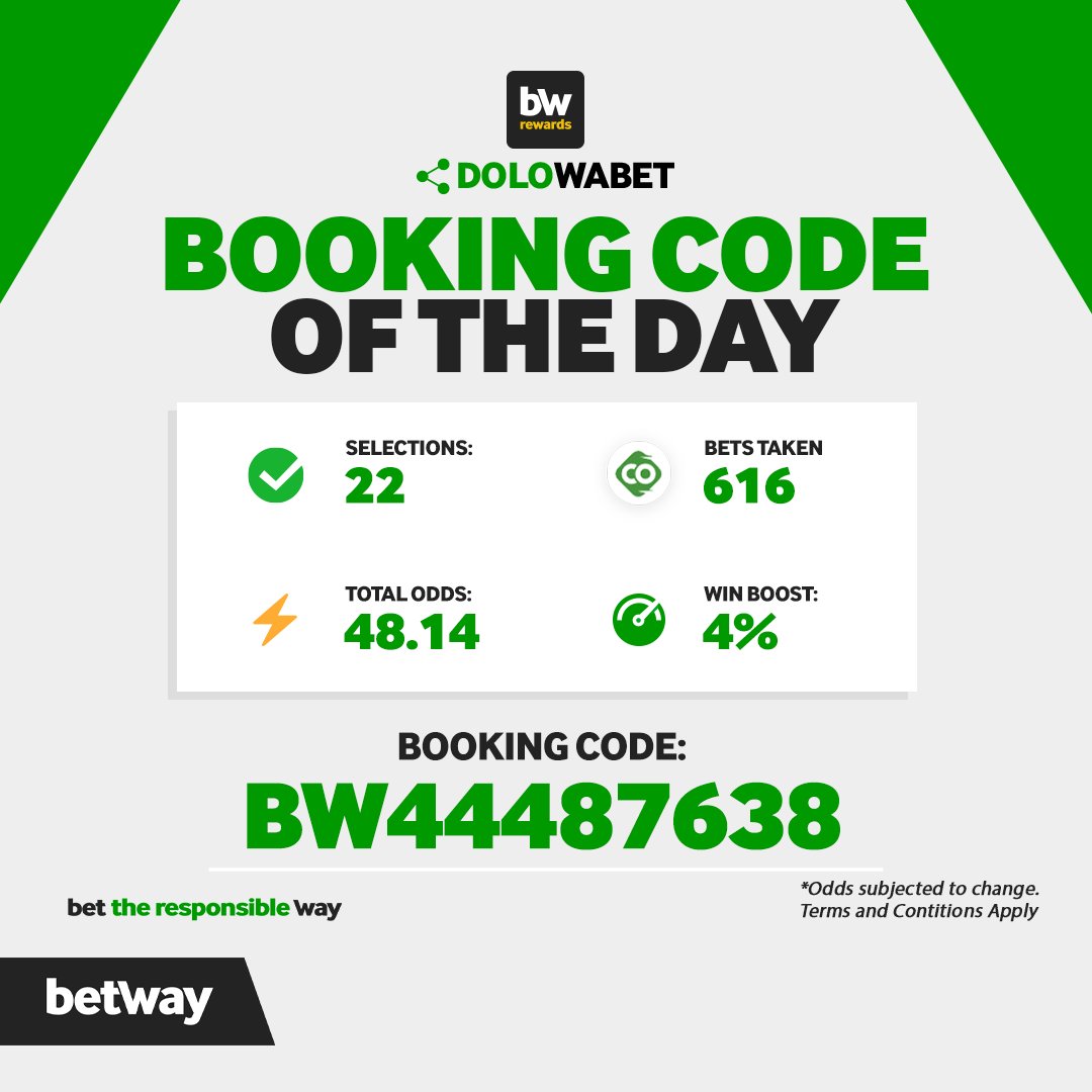 BetwayMalawi's tweet photo. Quarter Toππ
Tiziyambitseπ«±πΎβπ«²πΎ
ποΈ Booking Code: BW44487638
#dolowabet, musintha patiβ
Kungani Uku πβ‘οΈ https://t.co/pWsbaE1t2a
#tikungepabetway
#getwaymore https://t.co/G9N1LBIBDF