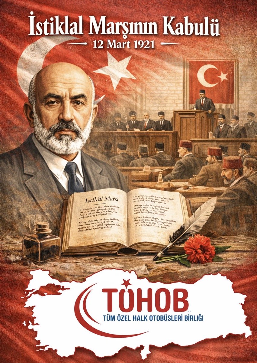Milletimizin bağımsızlık ruhunu, kararlılığını ve inancını dizelere taşıyan #İstiklalMarşı’mızın kabulünün 105. yılında;
başta Milli Şairimiz #MehmetAkifErsoy olmak üzere istiklal mücadelemizde vatan için canını ortaya koyan tüm kahramanlarımızı rahmet ve minnetle yâd ediyoruz.