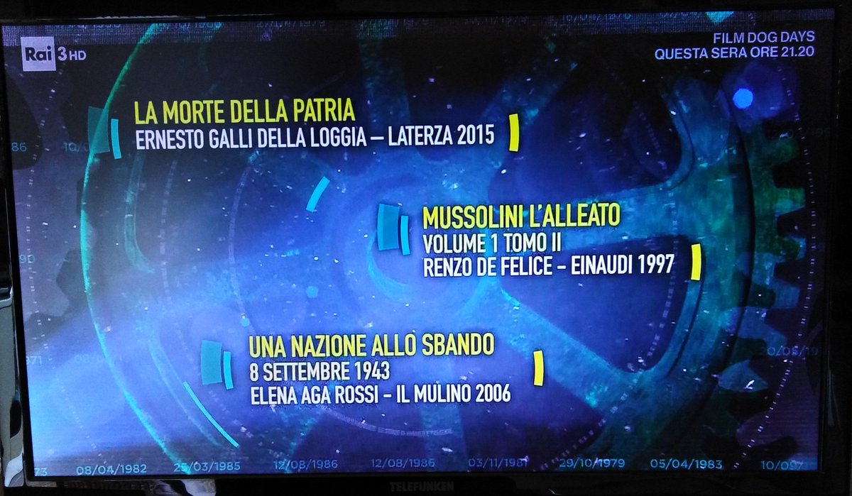 angenaldi's tweet photo. Su @RaiNews a #Inside24 Vicaretti ha detto che l'Italia non ha perso la seconda guerra mondiale. L'avrà pareggiata secondo lui ma comunque non ha passato il turno, è stara eliminata. Altrimenti De Gasperi a Parigi non avrebbe dovuto faticare... Urge la lettura dei libri seguenti: https://t.co/q3RLL8gdIa