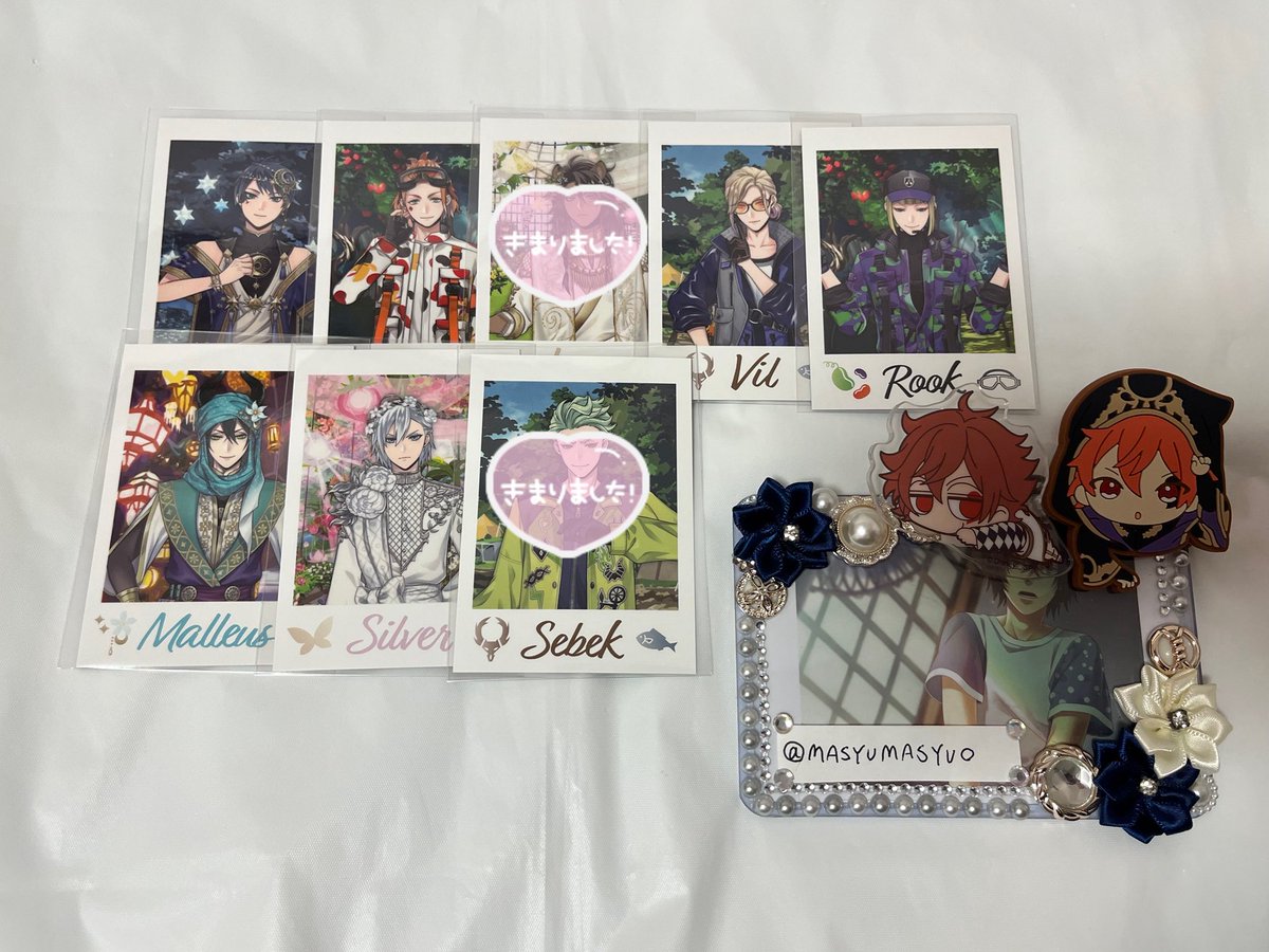 MASYUMASYUO's tweet photo. ツイステ展 ツイステ ランダムカードコレクション 交換

譲…デュース ケイト ヴィル ルーク 
       マレウス シルバー

求…エース  カリム

エース含めた交換優先。カリム単体のお声掛けはお時間頂きます。

24日現地にて手渡し交換可能。(時間要相談)

お気軽にお声掛け下さい！ https://t.co/vYzCrml5B0