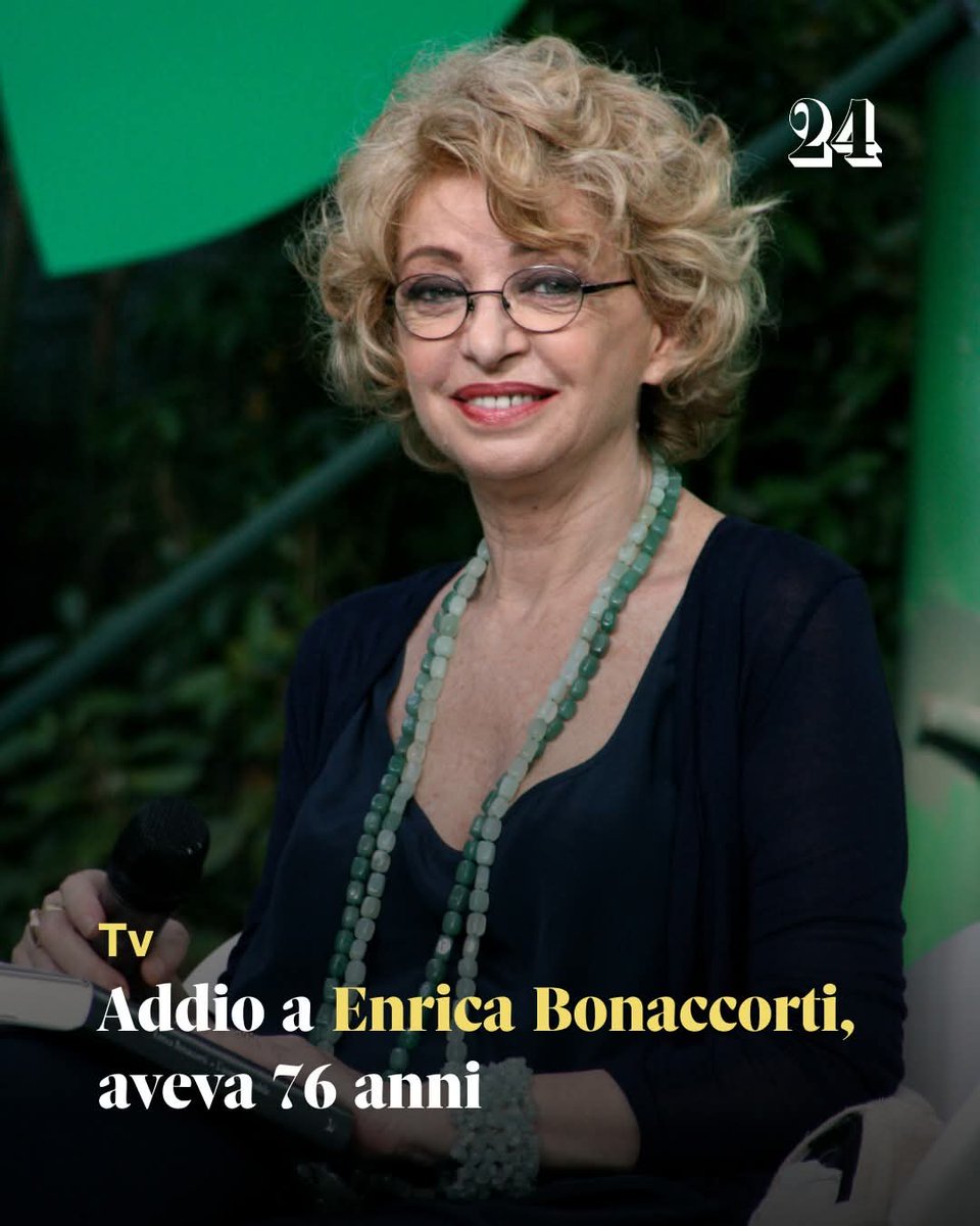Robertoct1983's tweet photo. È morta Enrica Bonaccorti. Aveva 76 Anni. #tv #tvtalk #enricabonaccorti #rai #mediaset https://t.co/oqnkcEDeYR