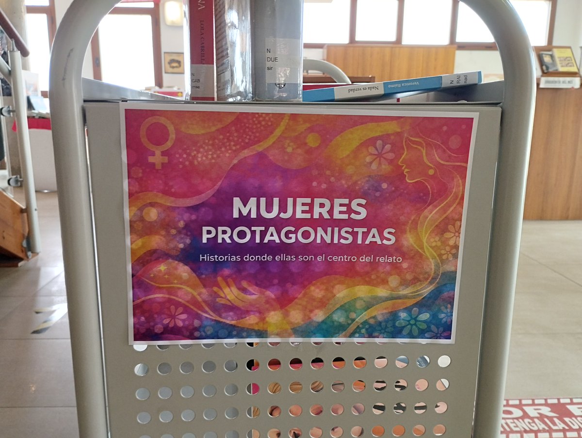 Nuevo centro de interés en Sala General de la biblioteca: “Mujeres protagonistas”.
Una selección de novelas donde las mujeres ocupan el centro de la historia: relatos de superación, identidad, memoria y libertad.
#BibliotecaAndorraTeruel#Centrodeinterés#AnimaciónALaLectura#