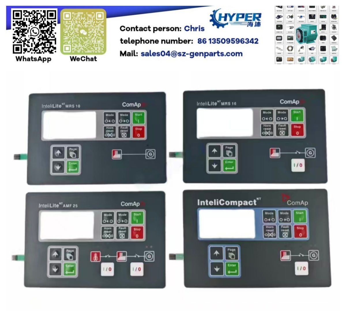 Chrisgenset's tweet image. Membrane Button Keypad IC-NT MINT MSR16 MSR10 AMF25 
⏬⏬🔥🔥🔥🔥⏬⏬
Welcome to contact me for the best price.🔥🔥
Follow me for more generator information!
📧 sales04@sz-genparts.com
📞 WhatsApp : wa.me/8613509596342
🌐 cn-hyper.com
#Keyboard Film #Keypad #Comap