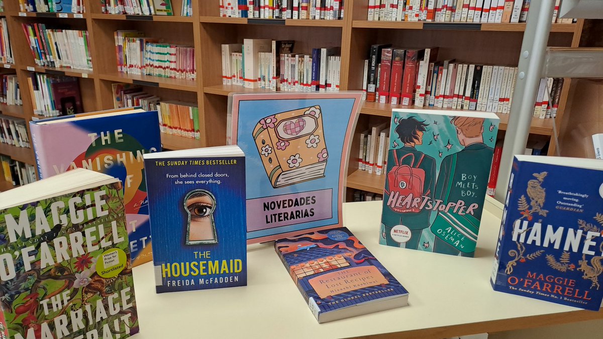 Algunas de las novedades literarias que encontrarás este mes en nuestra biblioteca 👇
#Nosgustaleer #LibroseIdiomas #inglés #Hamnet #Oscars
