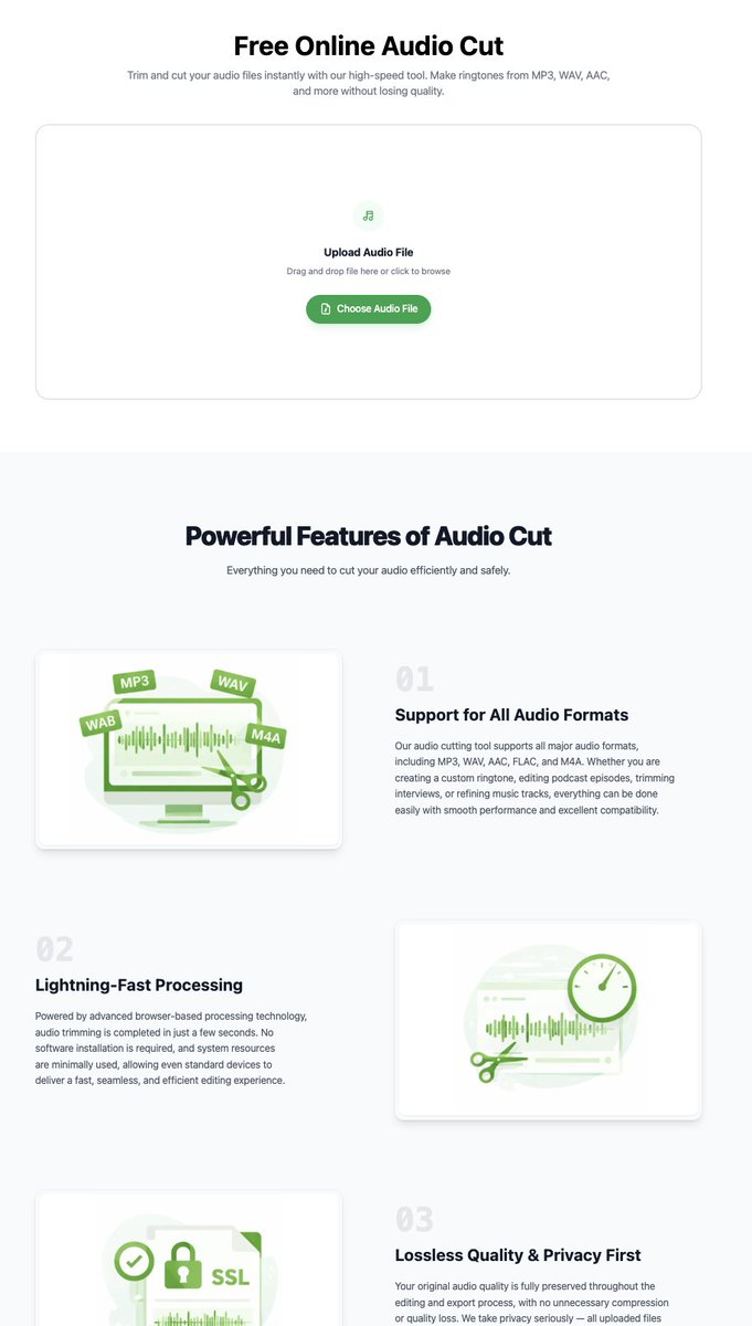 最近很多人在吹 Impeccable 的 skill，说在 UI 页面设计上效果很惊艳。我也花时间试了一下，实际生成的效果和预期还是有差距，目前更多像是提供一些设计灵感，距离直接产出可用的 UI 还有一定距离。大家可以理性看待，不必被宣传效果带偏。对这个站点audio.io 进行重构后，还是这个吊样