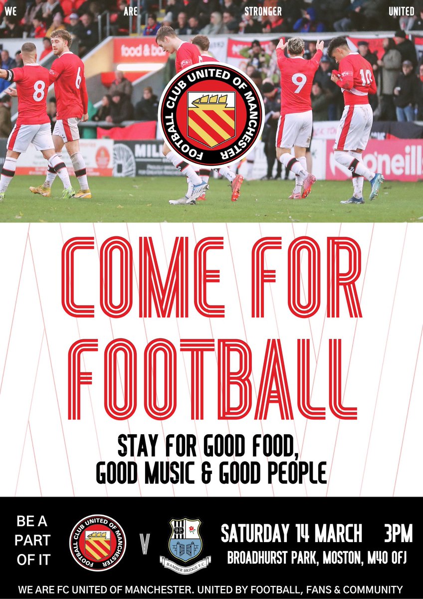 FC United of Manchester 🟥⬜⬛ tweet media