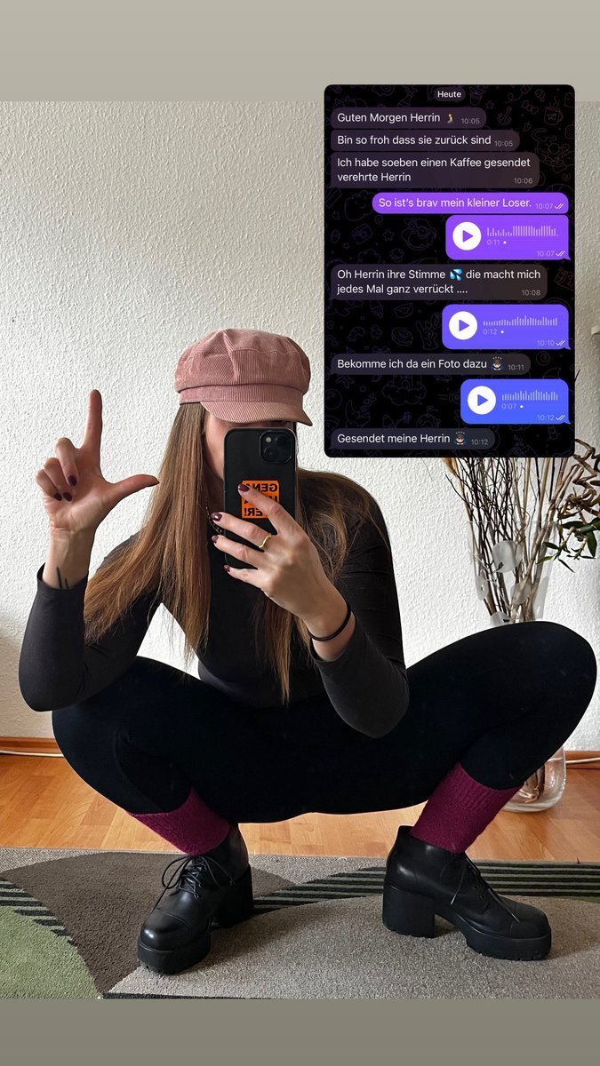 MistressMilaRed's tweet photo. B. Mein kleiner LøSer freut sich sehr, dass ich wieder zurück bin 😏 brav hat er auf mich Konto 💦 denn seit Tag 1 kommt er von meiner Stimme nicht mehr los 😈

@Zahlschweinneu @CuriousFindomme https://t.co/A0gyREZnvI