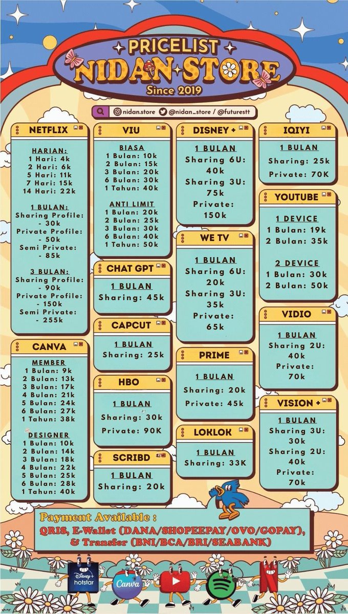 ngabuburit enaknya nonton netflix nih. Yuk aku udah restock ya semua durasi. Yg mau netflix murah bergaransi beli di aku ya. 

Udah berjualan 7 tahun, menggunakan WA Asli dijamin ga bakal nipu (bisa cek getkontak)
 wa.me/6285718938902
 #zonauang #netflix #zonajajanᅠᅠᅠ