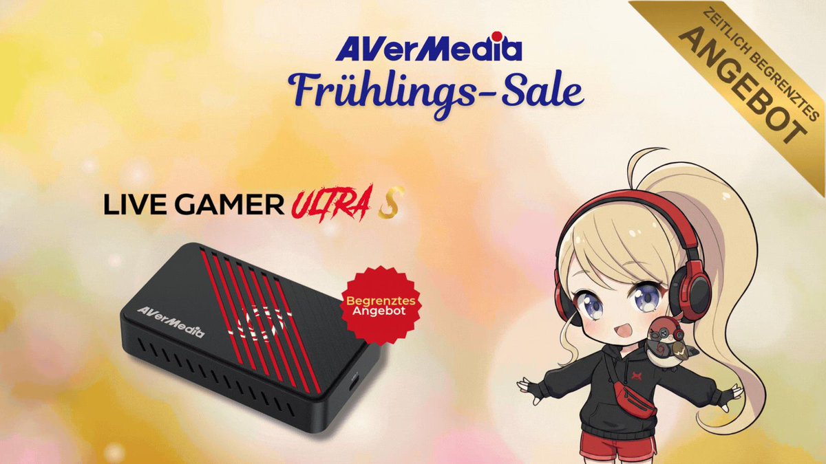 AVerMedia_DE's tweet image. Gaming ohne Limits. Streamen mit Präzision. 🚀 

Die GC553Pro liefert nahtloses 4K60 HDR VRR Pass-Through und fängt jedes Detail in 4K60 oder 1080p240 ein. 
🕒 Exklusive Amazon-Preise nur bis zum 15. März. 
🐣 Spreng deine Grenzen und verpass deinem Content diesen Frühling ein