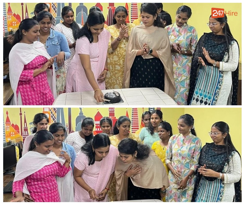247_hire's tweet photo. 📸 Sharing a few glimpses from the International Women’s Day celebration at 247Hire.

Here’s to empowering, supporting, and growing together! 💜

#WomensDay #InternationalWomensDay #WorkplaceCelebration #WomenEmpowerment #TeamSpirit https://t.co/yfH6OFRKD6