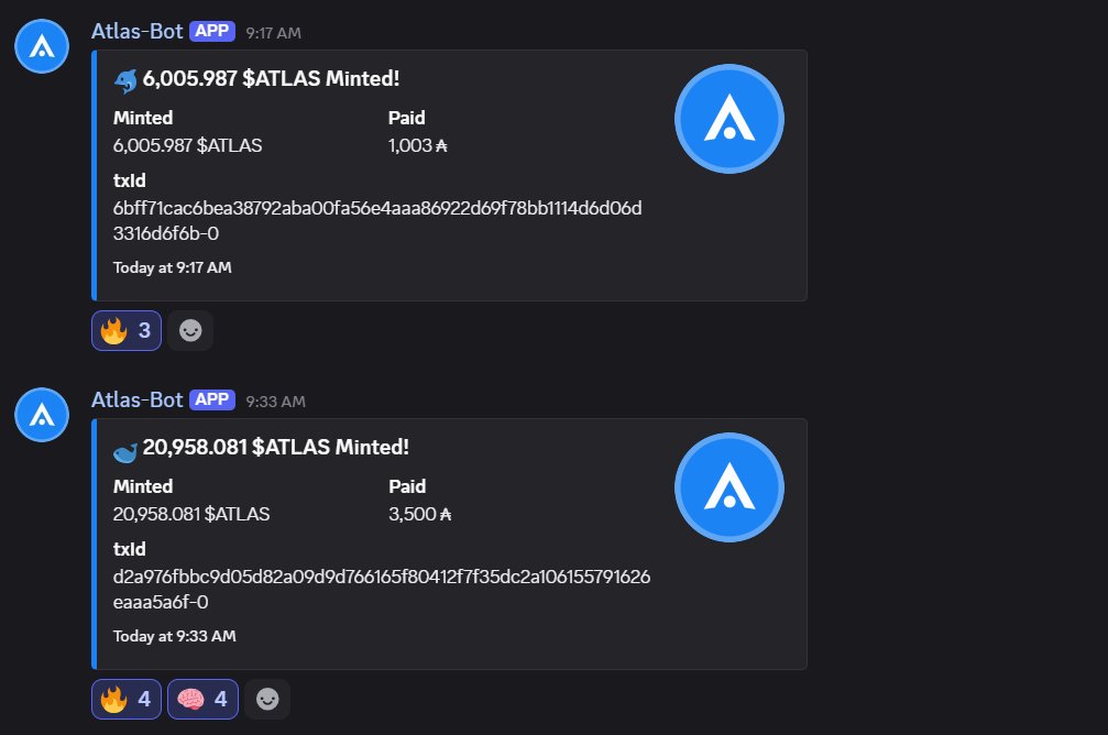 $ATLAS presale is moving along nicely.

If the entire Cardano and Midnight community can rally behind us, this could become a real turning point for the Cardano ecosystem.

Moments like this are monumental when builders and supporters show up and prove there is still a future