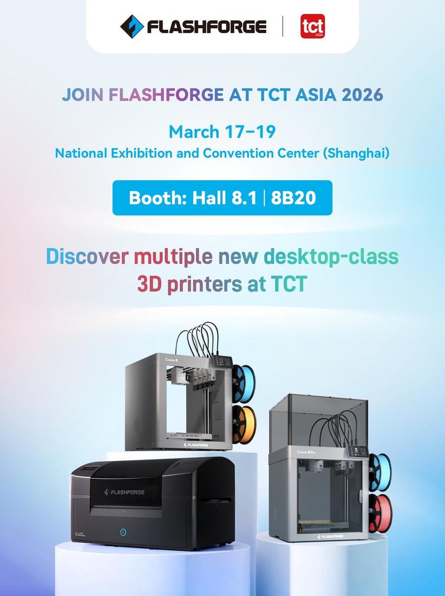 Flashforge® tweet media