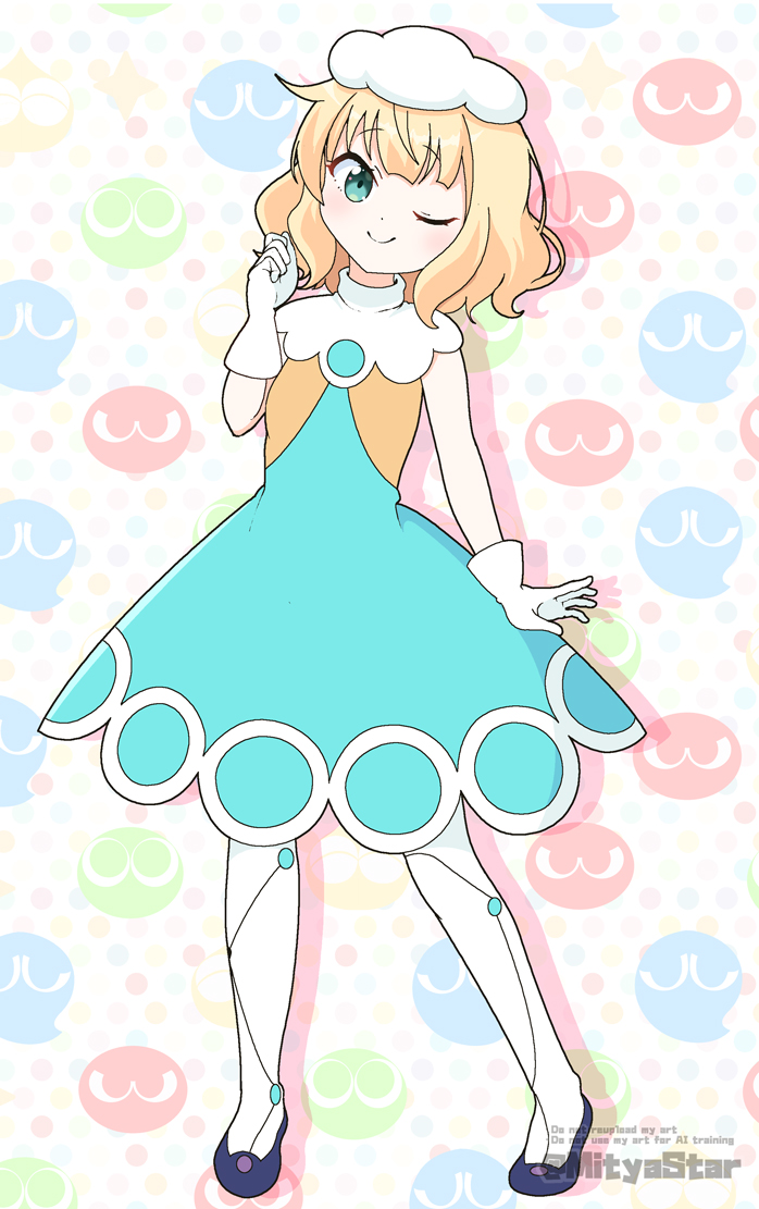 桐間紗路 「Skebのおまけで描いた衣装チェンジマールの差分でマール衣装シャロちゃん」|みーちゃ 🌠のイラスト