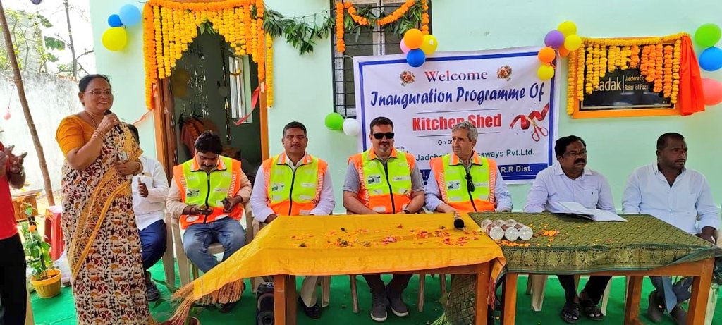 isadak_india's tweet photo. Under CSR initiatives, JEPL has completed construction of a Clinic &amp; Kitchen Hall at Duskal Village and a dedicated Toilet Block at ZP High School, Shadnagar. The 1,238 sq. ft. facility will support 750 students &amp; 24 teachers, with separate sanitation blocks for girls &amp; boys. https://t.co/XtUgpWlP8J