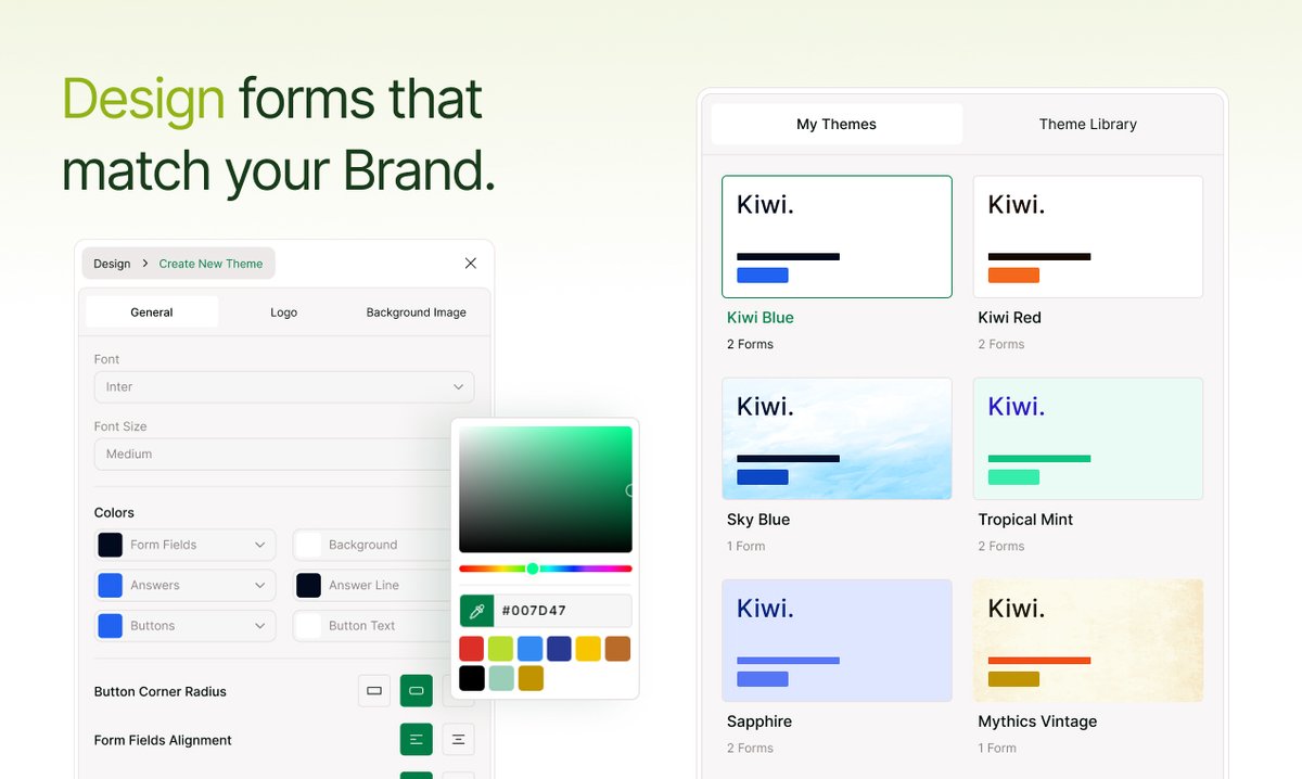 ajubhimani's tweet photo. Best Typeform alternative for surveys and lead forms?
https://t.co/Vu4DCVDD3H

#kiwiform #saas #nocode #formbuilder #IndieHackers https://t.co/d2h4sUg8cg