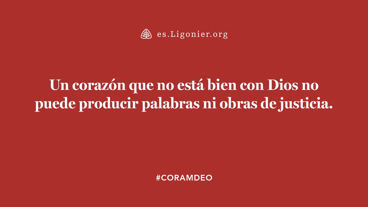 #CoramDeo: Calvino también afirma: El historiador medieval de la iglesia inglesa conocido como Beda el Venerable comenta: «Un corazón que no está bien con Dios no puede producir palabras ni obras de justicia. Por el contrario, si el corazón es malo, todo lo que dice y hace será