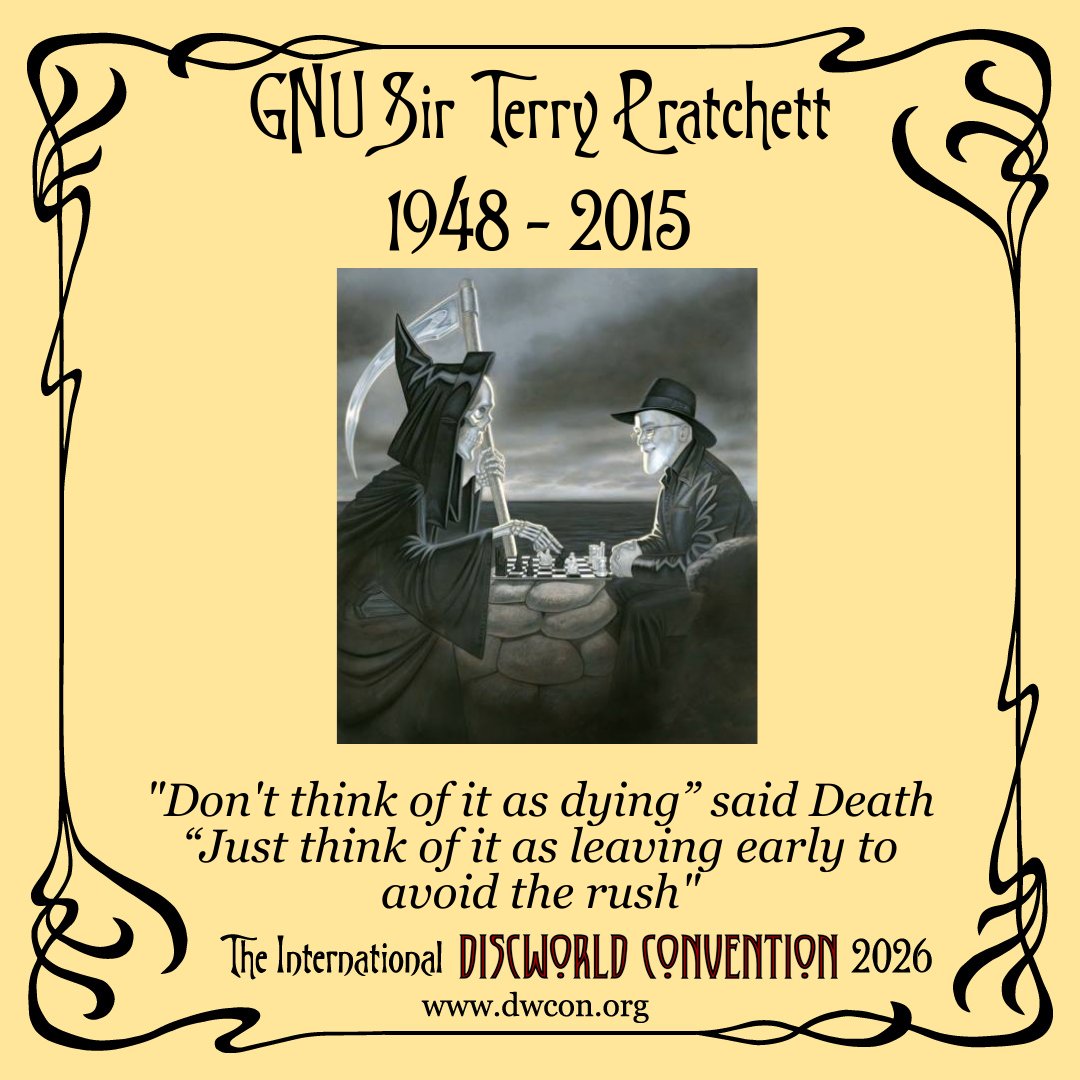 Discworld Convention tweet media