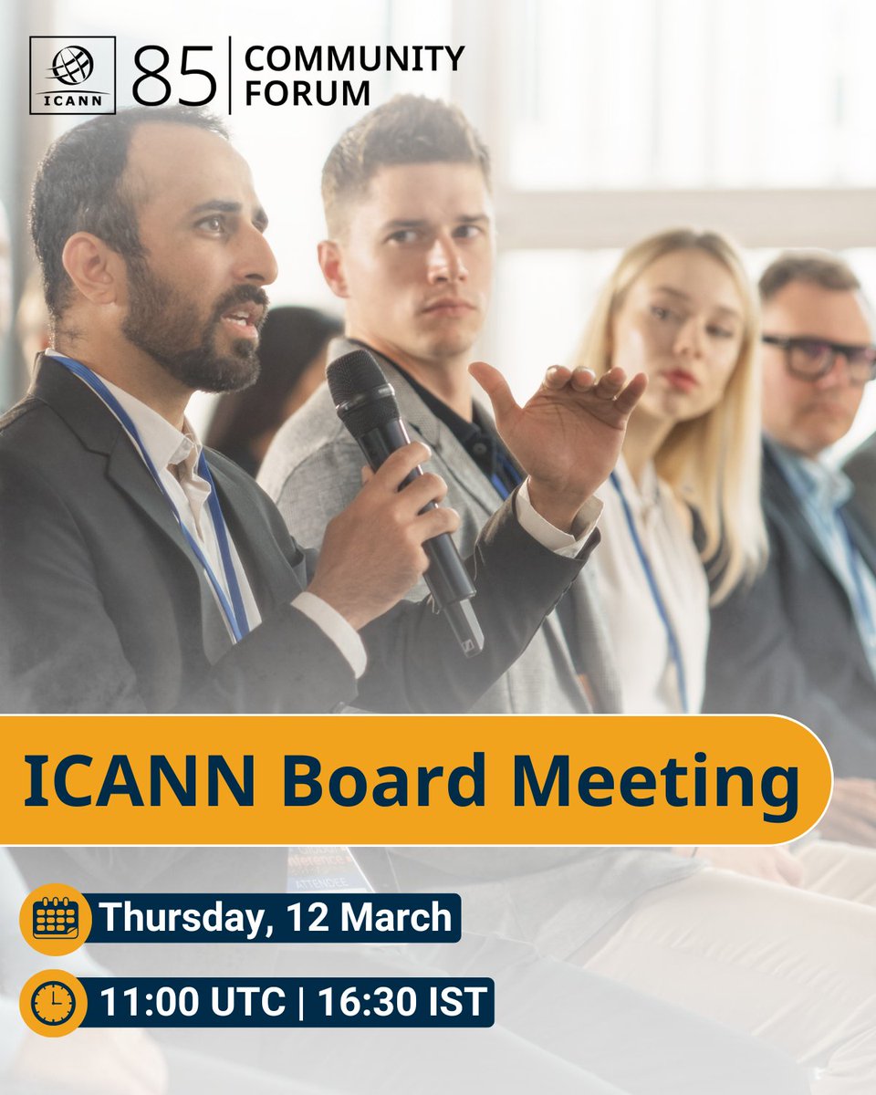ICANN tweet media