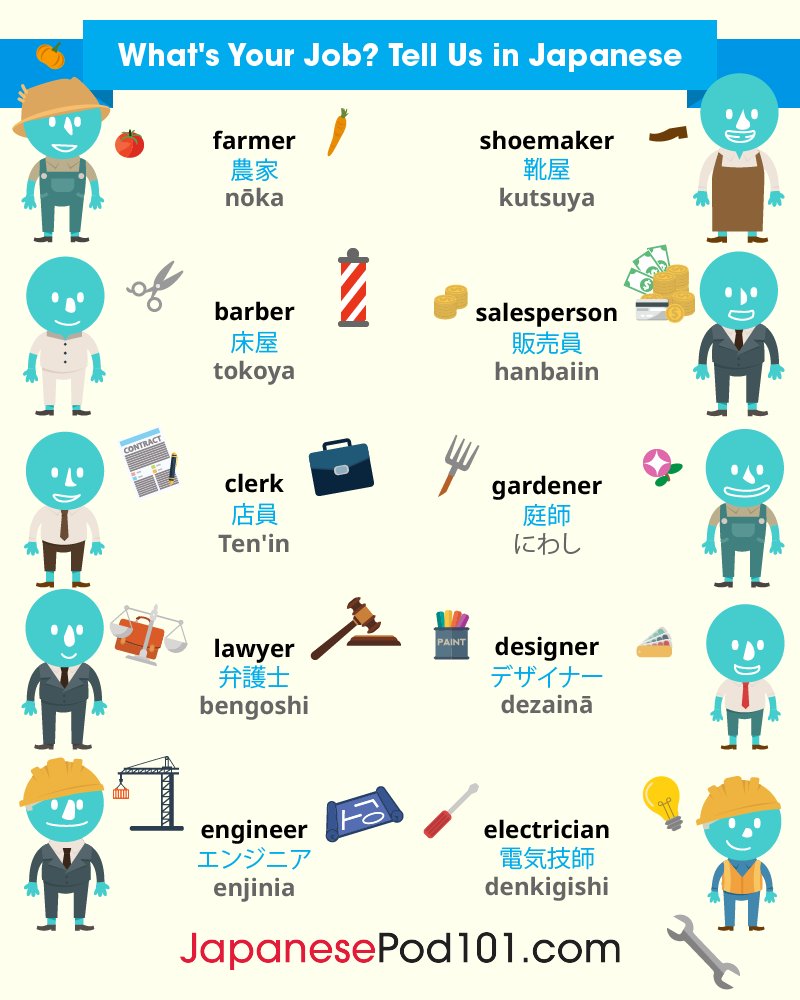 japanesepod101's tweet image. Ready to level up your Japanese? 🚀 Learn how to talk about WORK like a pro! 💼 Start your Japanese journey for FREE here: ⬇️
🔗 bit.ly/4rYrO8N

#JapaneseVocabulary #LanguageChallenge #LearnJapanese
