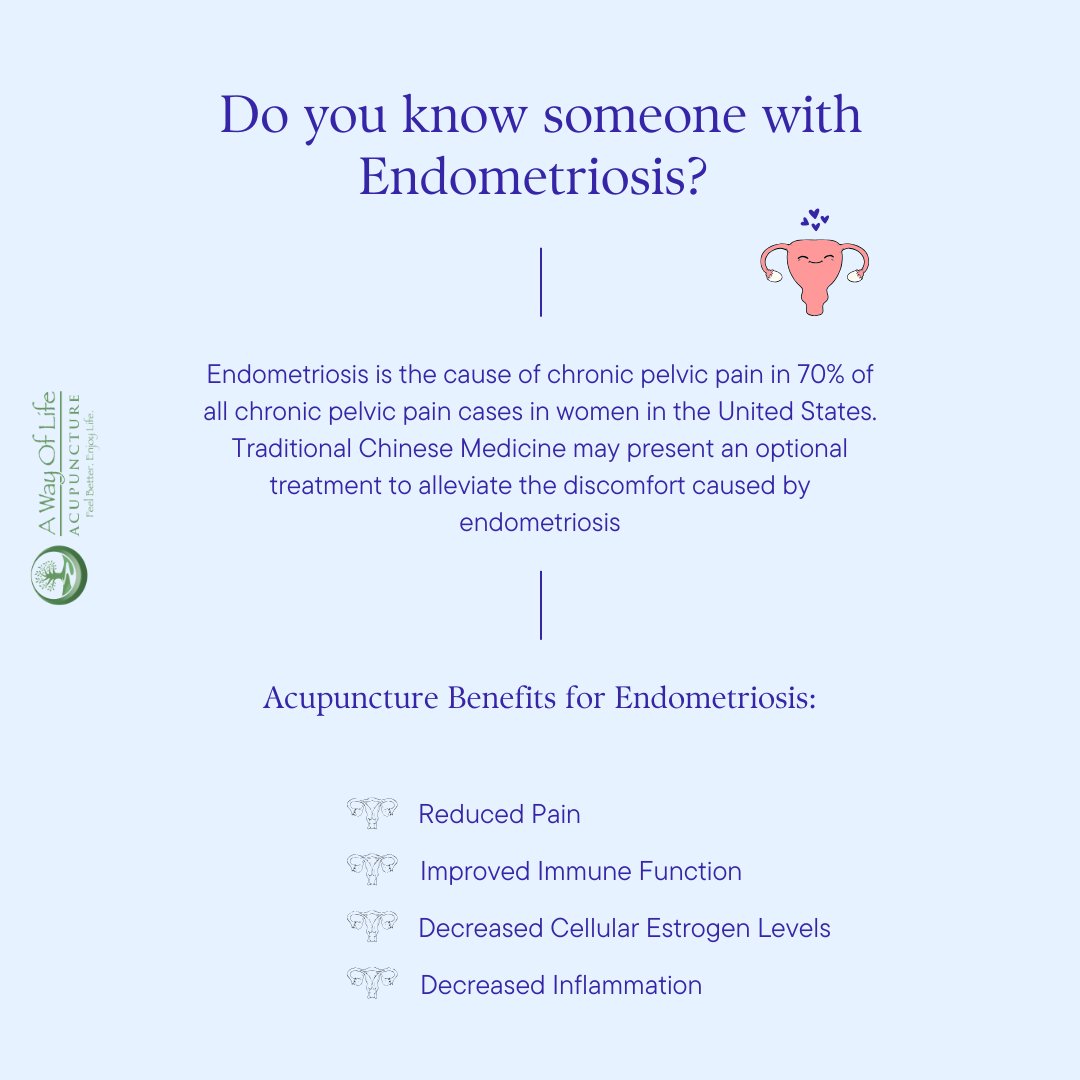 acupuncture_doc's tweet photo. 🌸 March is #EndometriosisMonth

Did you know acupuncture can help? By improving blood flow, boosting your body’s natural pain-relieving molecules (endorphins), and supporting your immune system, acupuncture can help reduce pain and inflammation! https://t.co/AVybfIXpYt
