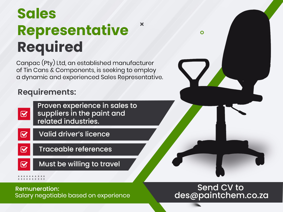 TheMercurySA's tweet photo. Sponsored |  Canpac (Pty) Ltd, an established manufacturer of tin cans and components is seeking to employ a Sales Representative.
#SalesRep #KZNVacancy #CanpacVacancy https://t.co/thMcUnlQov