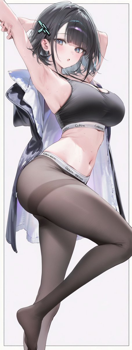 hirosaTo_wa3's tweet photo. トレーニングを頑張りたい管理人ちゃん🐧                                                                                                                                                                                                                                                                         
SFW #エンドフィールド #ArknightsEndfield