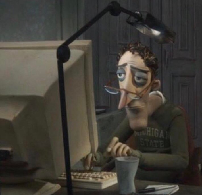 어린 관종 : 어른이 되면 앤오님과 개쩌는 자컾 기념일을 챙길수 있겠지...!

- 10년 뒤 지금

앤오님 : 저 외주 작업 할 거 있어서 이번에 못 나갈 것 같아요 죄송해요...ㅠ
관종 : 괜찮아요 저도 원고 해야돼요 작업디코 하실래요...
앤오님 : 예...

(영원히새벽작업ing)