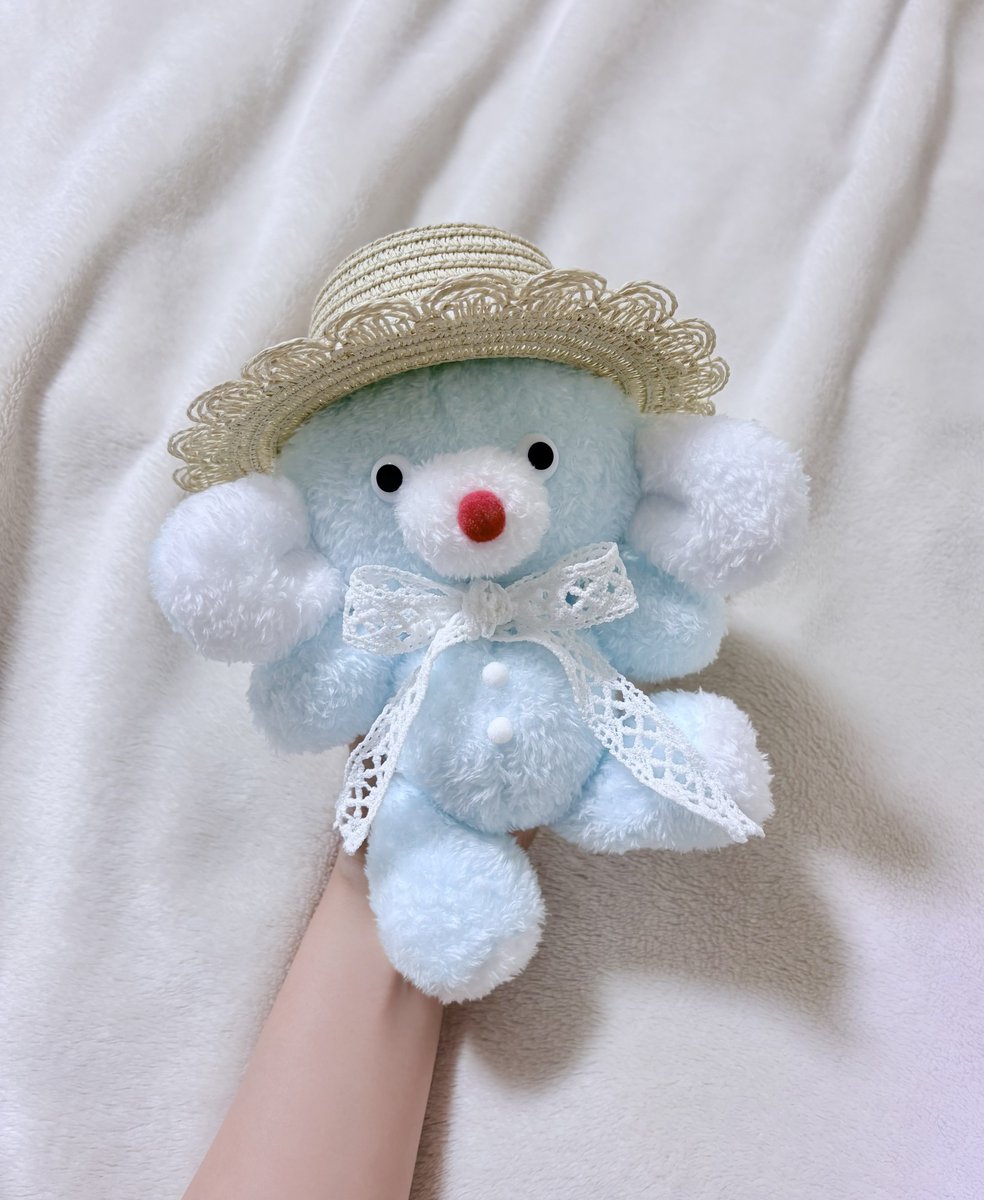 ⭕️ペット・ぬいぐるみ・人形帽子 ダイソーのペット帽子、少し大きめのぬいちゃんにぴったりで非常に