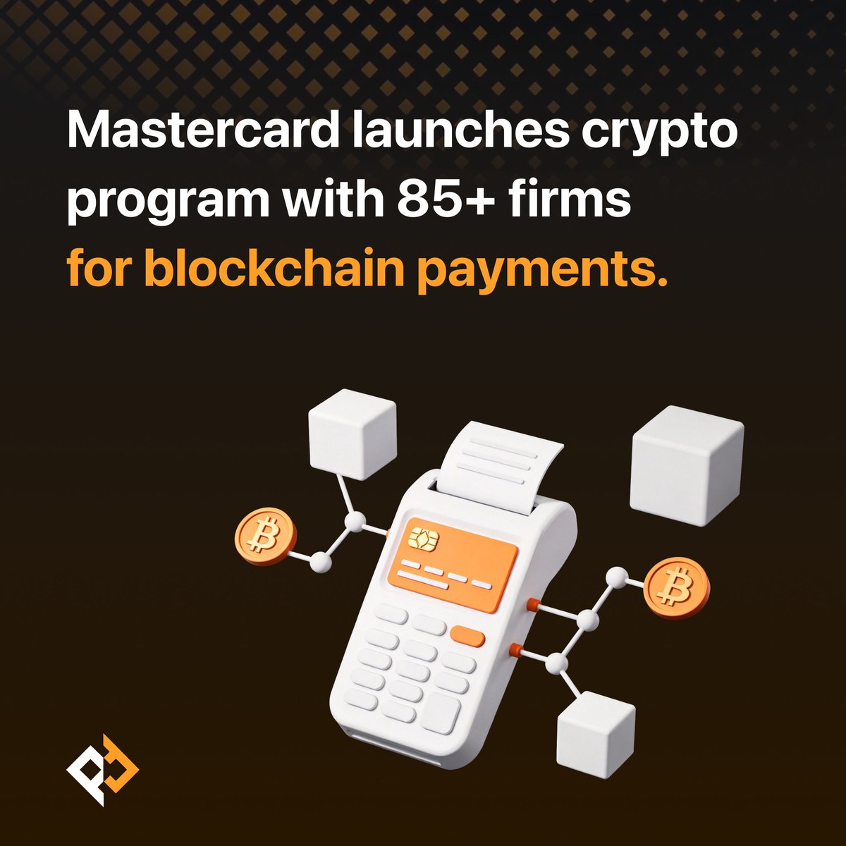 VQJExchange's tweet photo. Mastercard's crypto program with 85+ firms integrates blockchain for instant cross-border B2B settlements. VQJ Exchange analysis notes this massive shift toward Web3 utility. 💳🌐 #Crypto #VqjExchange

https://t.co/0PMurVNa3E https://t.co/dGSZU9NzuN