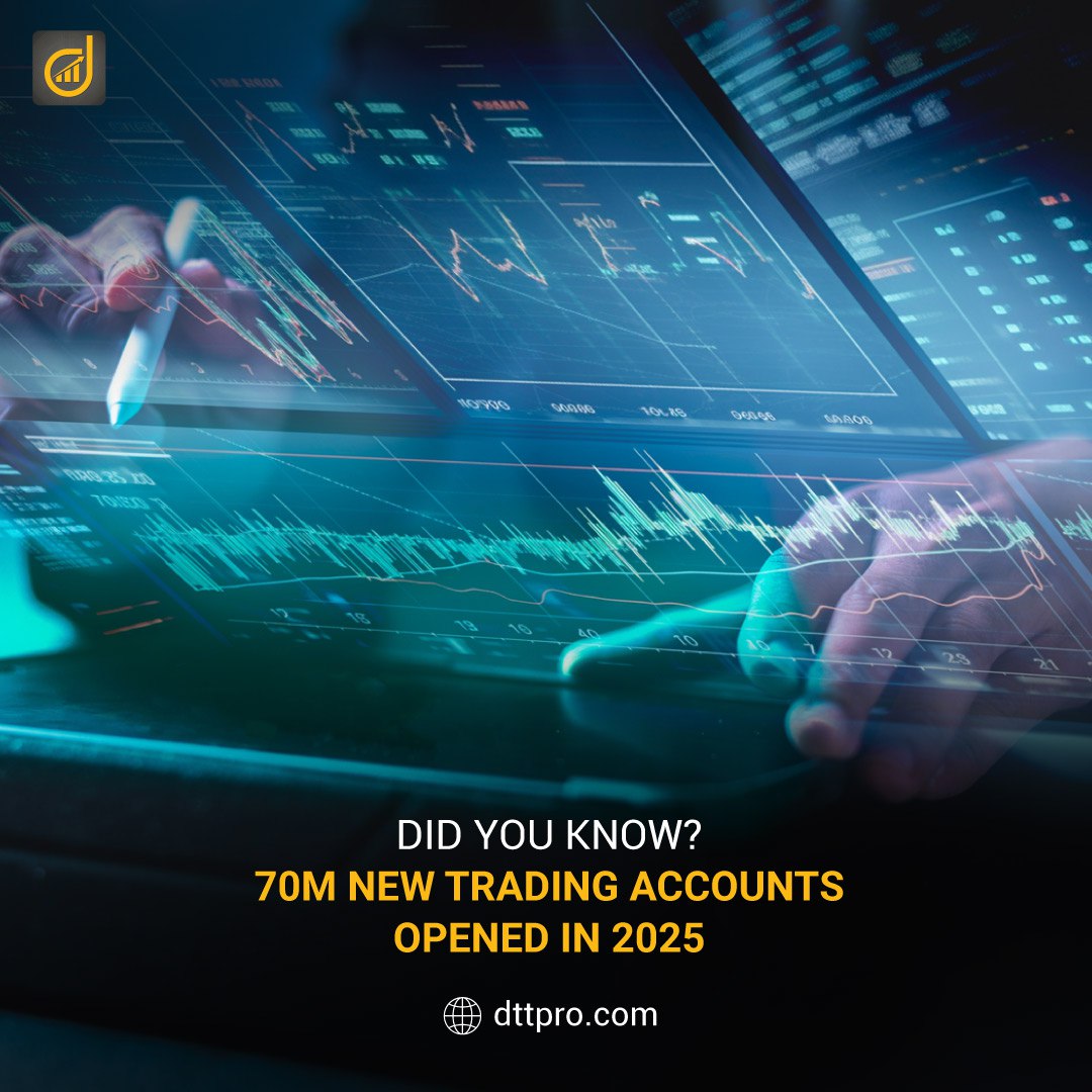 dttpro_en's tweet photo. Did you know that tens of millions of new online trading accounts are opened globally every year? In 2025 alone, up to 70 million new accounts were activated— a clear sign that interest in online trading is accelerating fast.
As millions of new investors enter the market, online brokers are experiencing record growth through multiple revenue streams. 
It’s time for you to capture your share of this rapidly expanding market! 
Visit https://t.co/N9NUogdt1v to learn how our team can help you launch your online brokerage quickly and cost-effectively with a complete end-to-end solution.