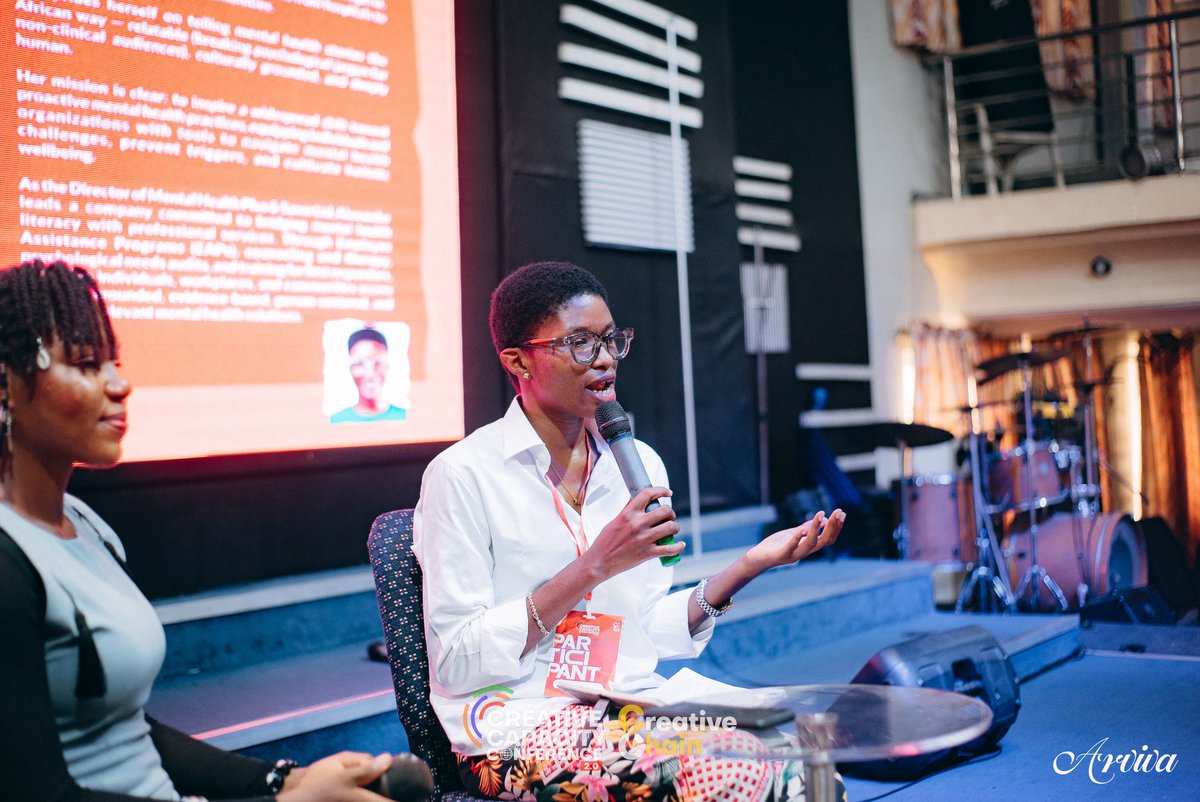 Creative_C3's tweet photo. At the Creative Capacity Conference, speaker Miss Alexander Comfort challenged this generation to rethink success in an age of hyper-connectivity, where constant engagement can quietly lead to burnout.

#CreativeCapacityConference
#CreativeChain
#C32026 https://t.co/zdDDJ9EhkI