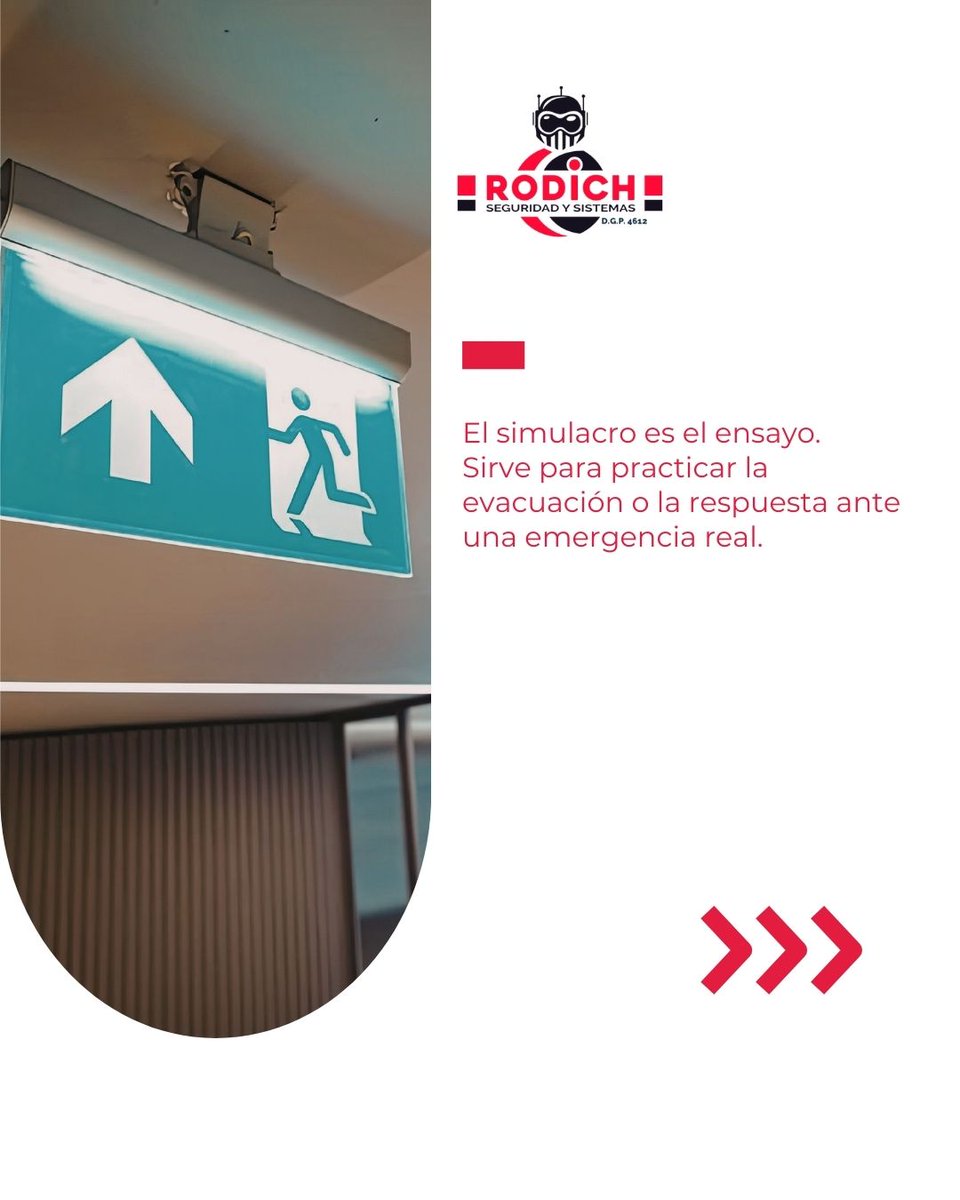 RodichSeguridad's tweet photo. ➡️ El plan de autoprotección es el documento que organiza cómo actuar ante una emergencia 📄 

➡️ El simulacro es la puesta en práctica de ese plan y el momento de comprobar si todo funciona✅ 

En Rodich Seguridad trabajamos para que la prevención sea clara, útil y eficaz https://t.co/KeVC3a1wTY