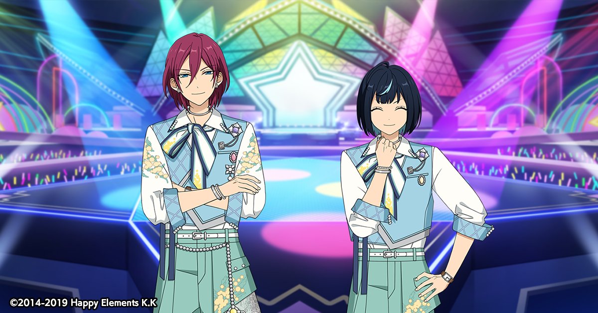 【スカウト情報】

茨とエスはルーム衣装がアイドルロードで開放可能！💫

⭐5 七種 茨：【Day to Day衣装】
⭐4 エス：【Day to Day衣装】

マイルーム、アイドルルームで着せ替えてみてください👕

#あんスタ