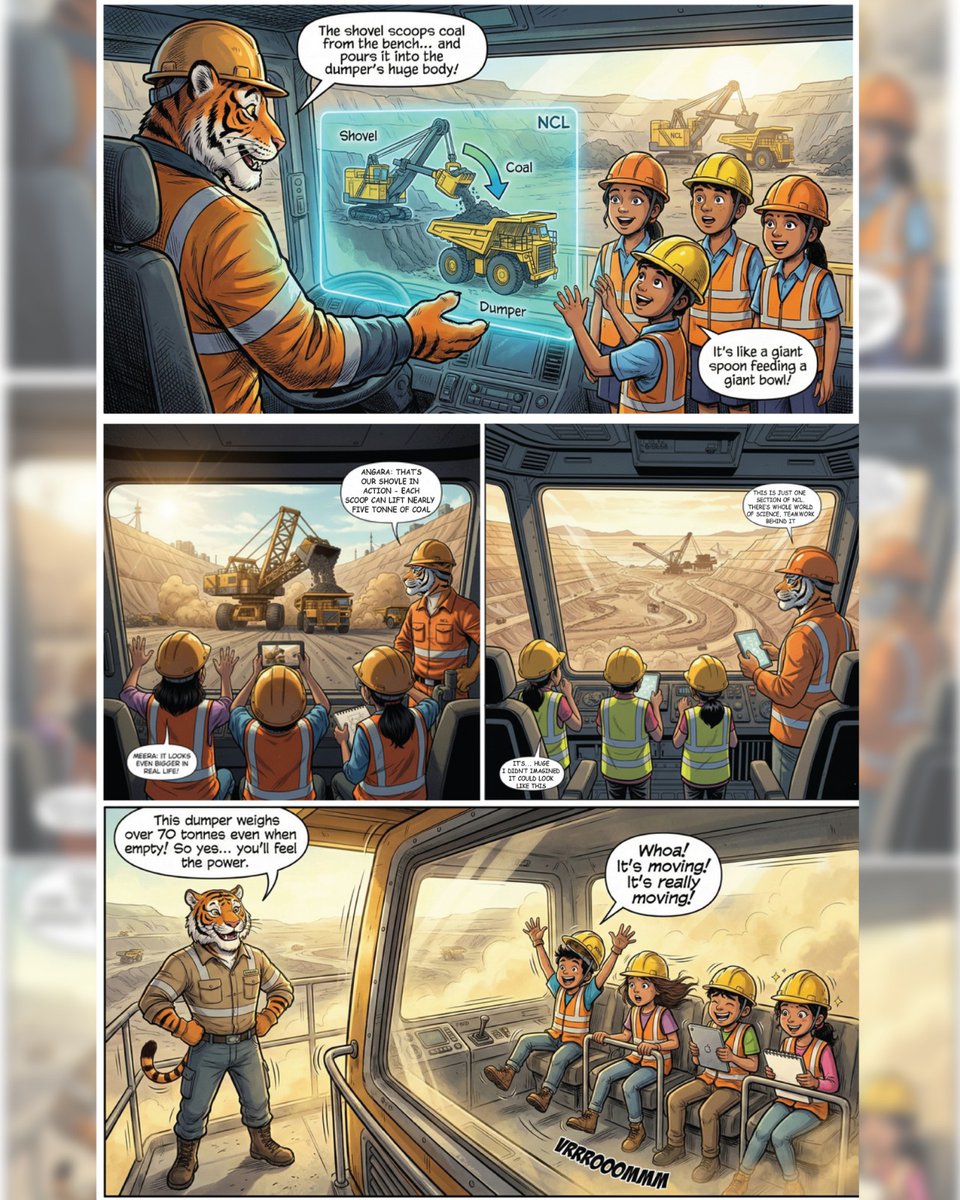 NCL_SINGRAULI's tweet photo. Every chapter brings new knowledge!

Continue the journey with "NCL Quest" and explore more about Coal Mining.

Stay tuned… The story continues!

#LearnWithNCL #MyNCL #NCLQuest #KnowCoal #CoalMining #CoalIndia #MiningKnowledge #DidYouKnow https://t.co/N6ydETdZjx