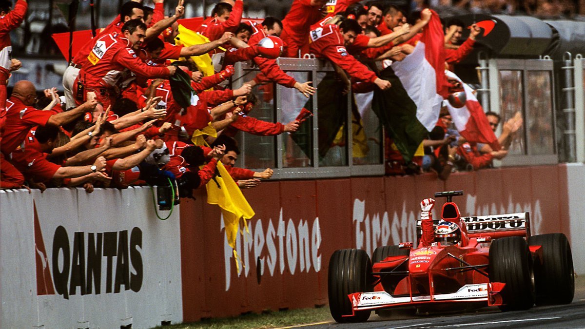 MsportXtra's tweet image. #F1 #OnThisDay, March 12th 2000. @ScuderiaFerrari had a great start to the season at the #AustralianGP with a 1-2 for @schumacher and @rubarrichello . Michael's brother Ralf finished 3rd for @WilliamsF1 . youtube.com/watch?v=l2ecj1… #MsportXtra @UnracedF1 @frentzen_hh @ausgrandprix