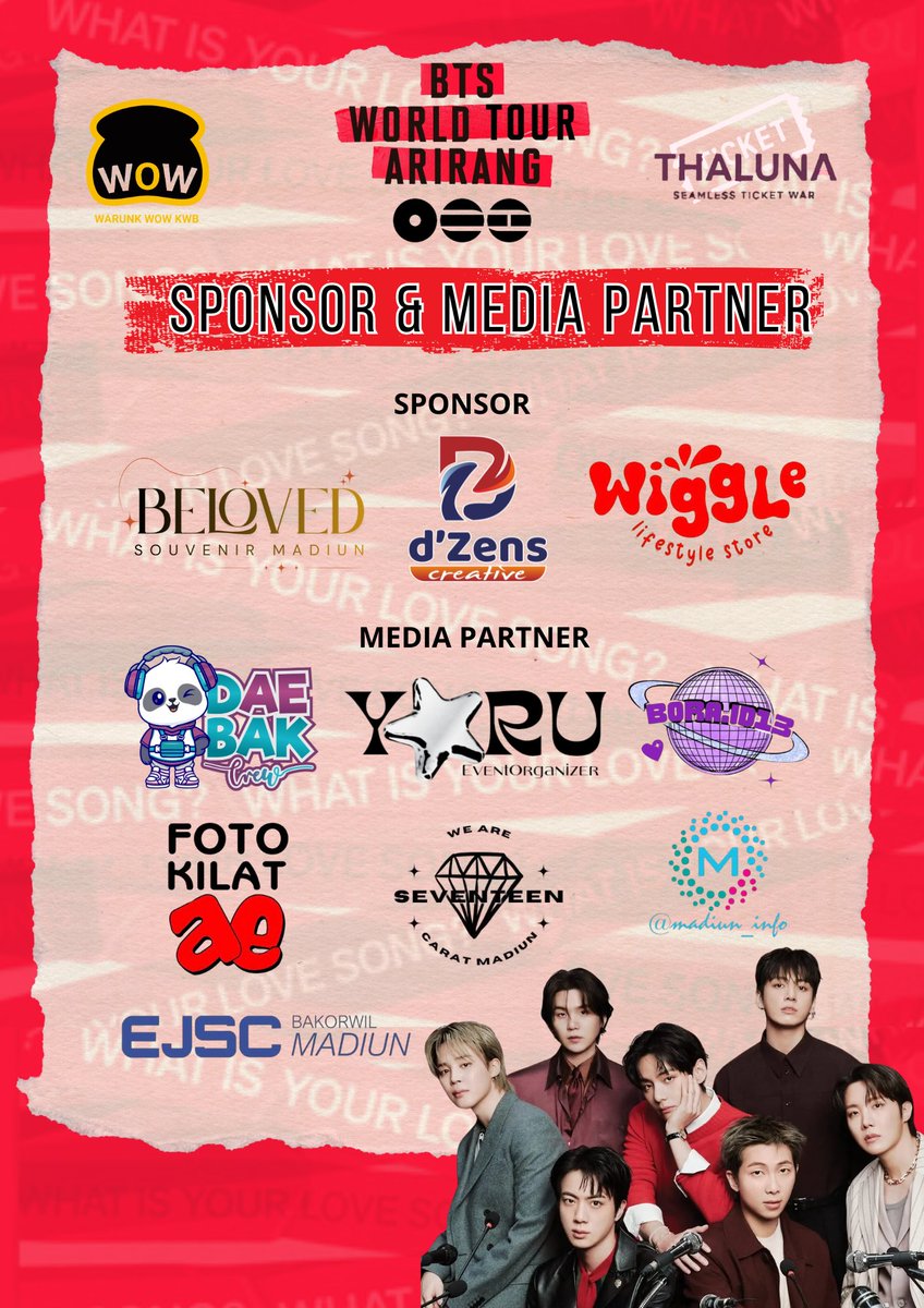 bripdto's tweet photo. 💜Thaluna Event Nobar💜
Let’s celebrate the comeback of BTS together!
✨ FREE ENTRY (with registration)
✨ Limited freebies &amp; hand banner
✨ Special giveaway &amp; doorprize
📌 Registration Link:
 https://t.co/reEF9NbVqo
⚠️ Seat terbatas, jadi siapa cepat dia dapat https://t.co/MuTRMhWvz7
