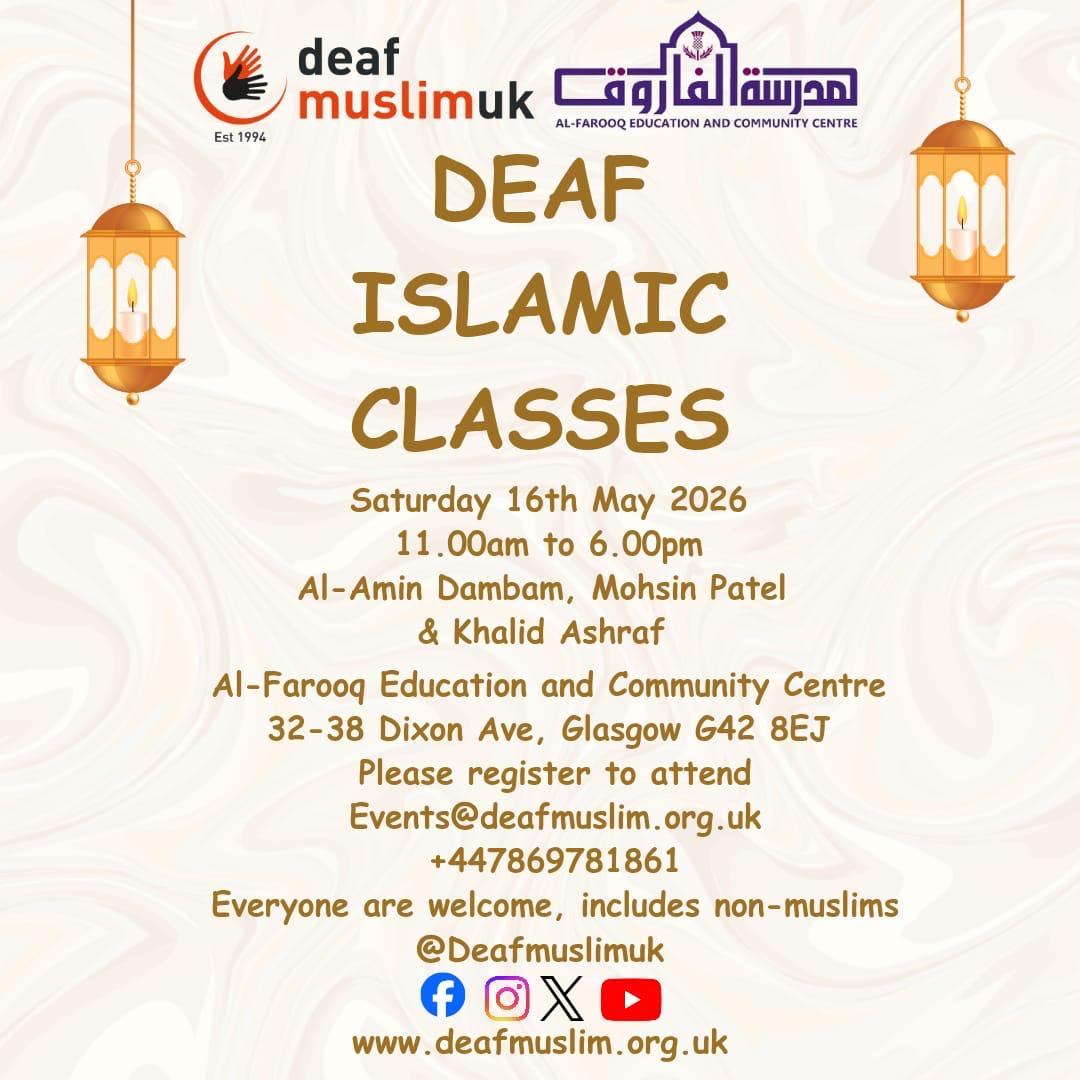 Deaf Muslim UK tweet media