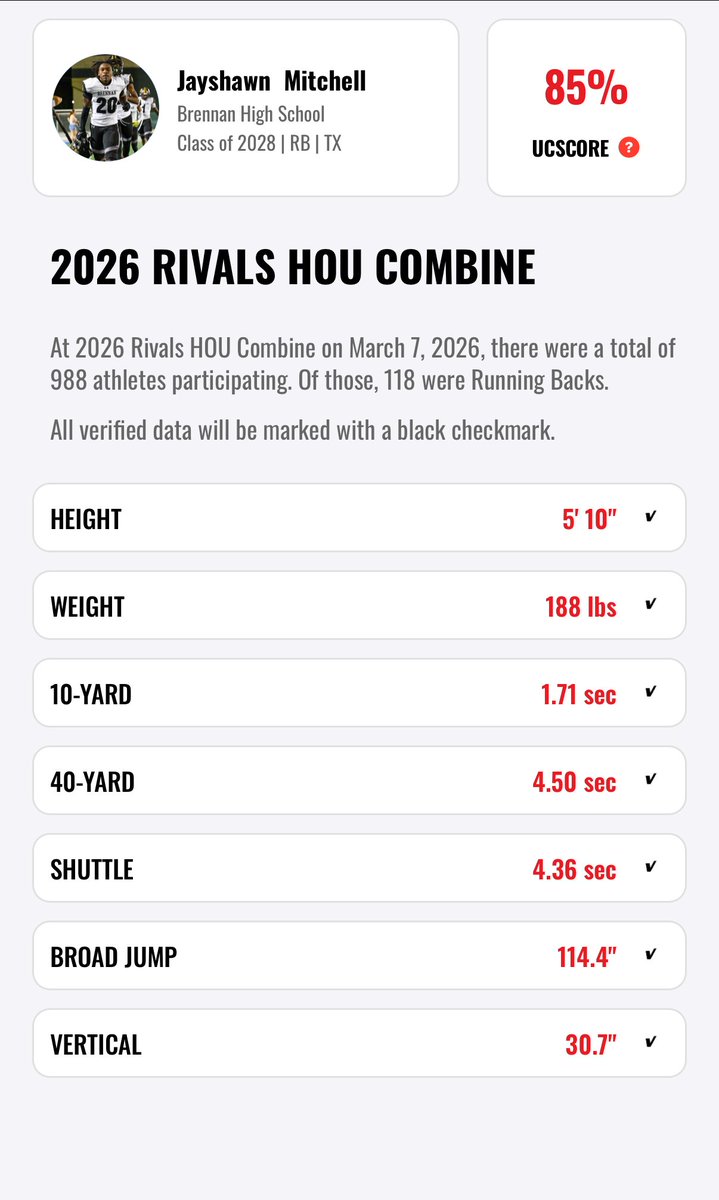 Jayshawn Mitchell / NCAA ID 2512788693 tweet media