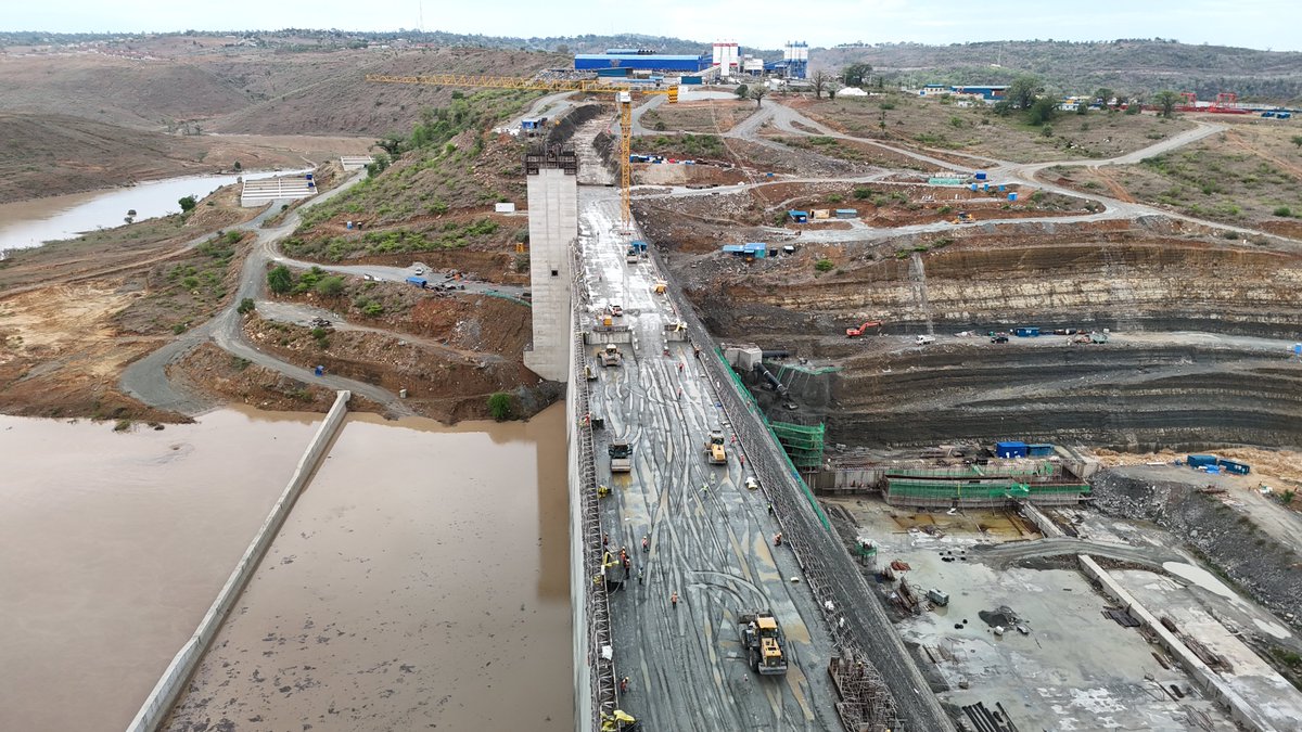 KWSCRP_'s tweet photo. Mwache Dam Project progress. https://t.co/dzjPQ5j373