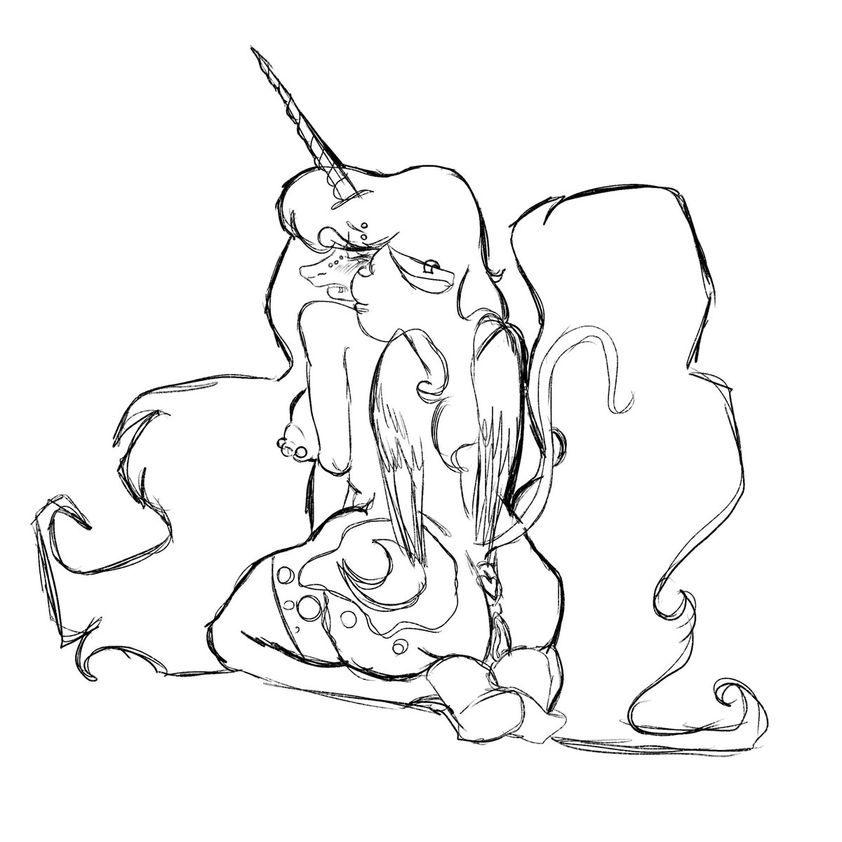 fall3nang3l02's tweet photo. Posting all my MLP NSFW on here since instagram hates my guts. #mlpluna https://t.co/vut169O2TG