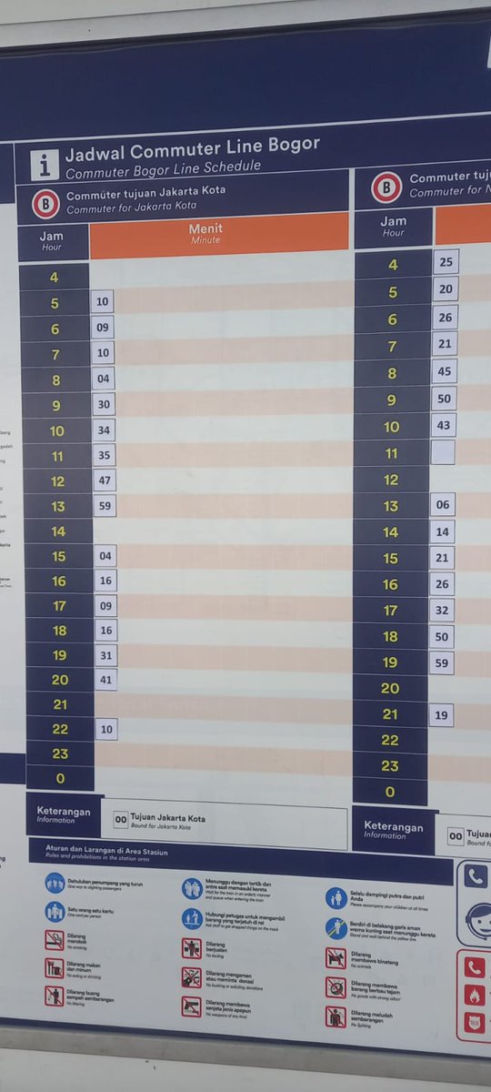 Taevr95's tweet photo. @tanyarlfes Ini jadwal dari STASIUN PONDOK RAJEG ke ARAH MANGGARAI/JAKARTA KOTA nder. Dimana kalo Stas.Cibinong 1 stasiun sebelum pondok dajeg  jadi kurangin kira kira 5 menit. Itu jadwal mereka. Berarti kayanya dia naik kereta yang jam 7.10 nderr https://t.co/s85J8au6Tl